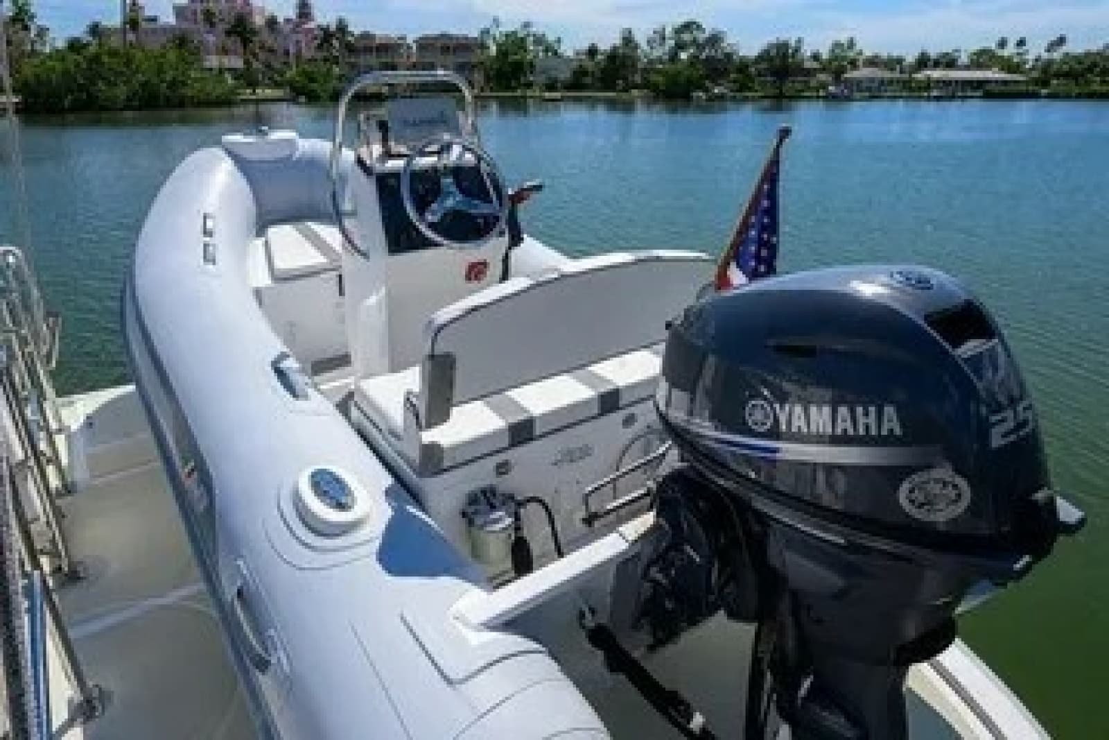 AB 11ALX 11'6" tender with 25hp Yamaha