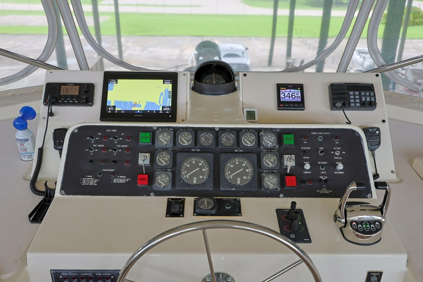 1989 Hatteras 74 Cockpit Motor Yacht