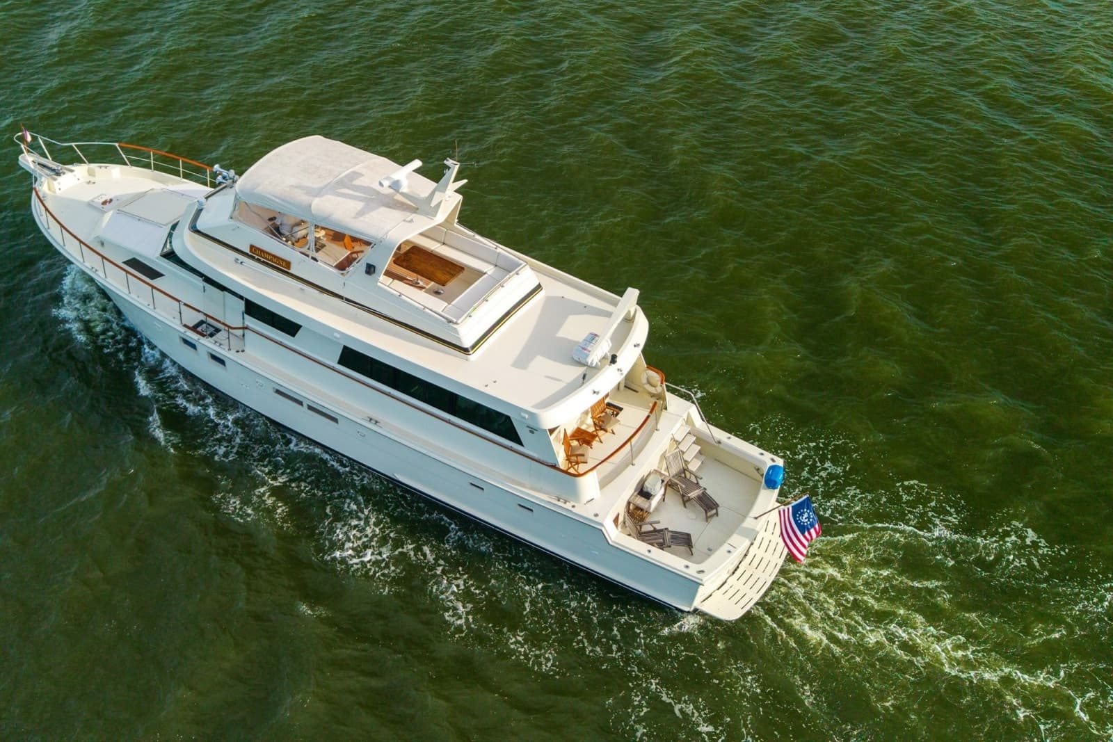 1989 Hatteras 74 Cockpit Motor Yacht