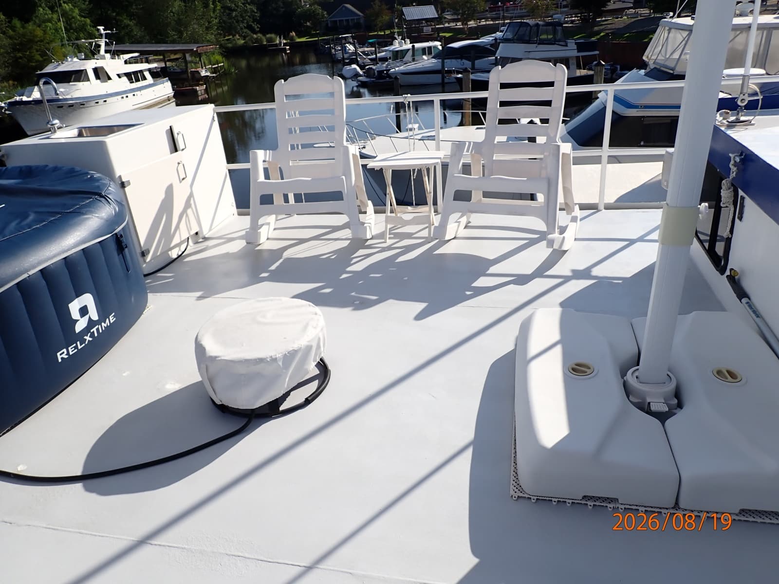 Steel Magnolia sundeck port