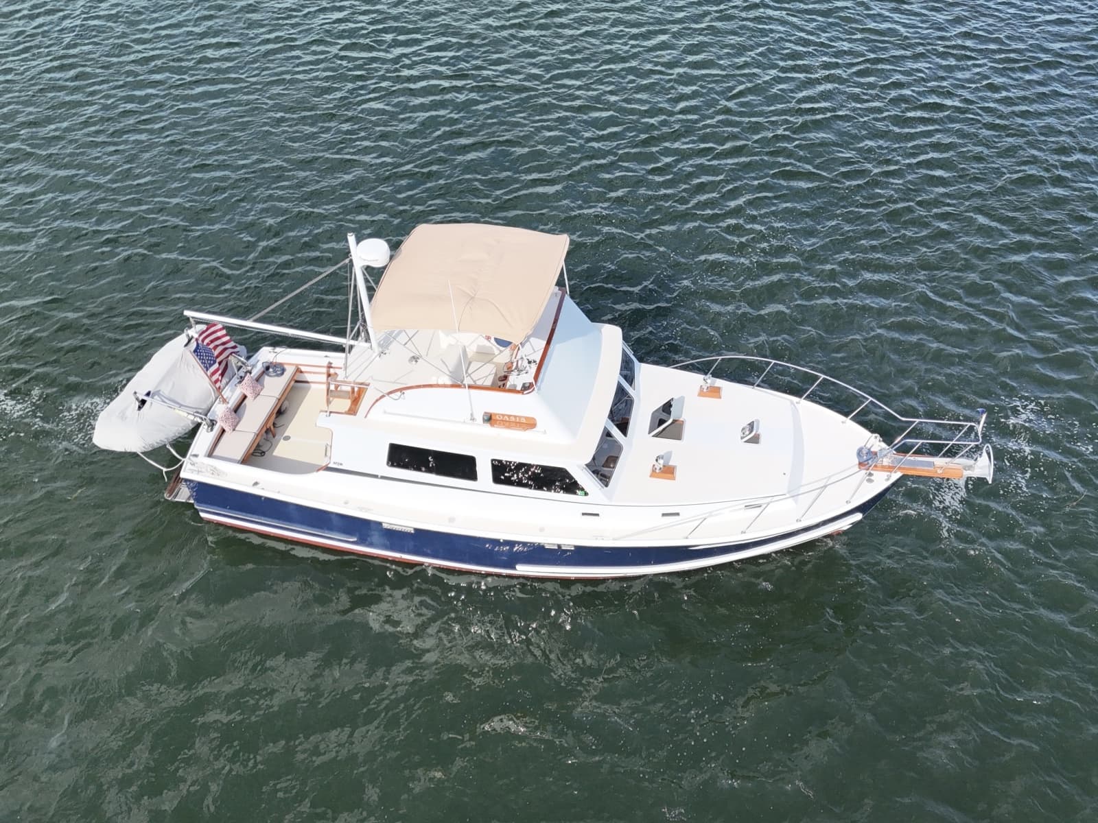 1987 Wilbur Flybridge Cruiser