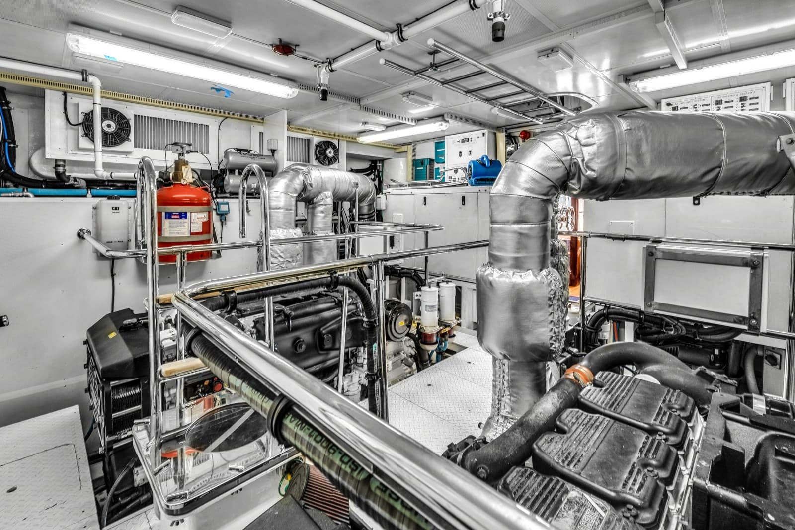 Engine Room Looking To Stbd