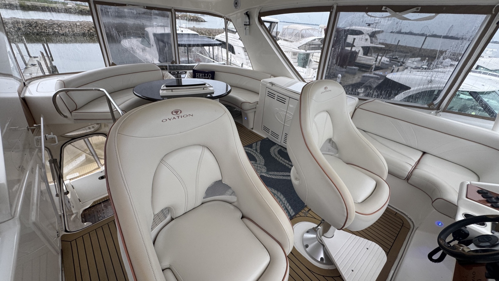 Flybridge Looking Aft