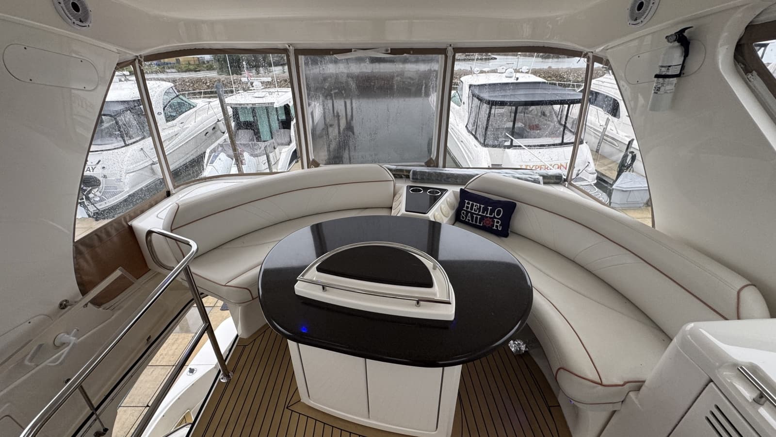Flybridge Looking Aft