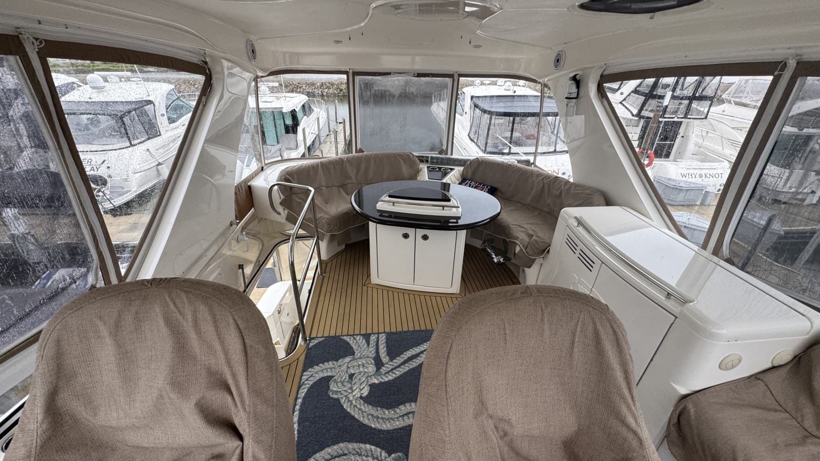 Flybridge Looking Aft