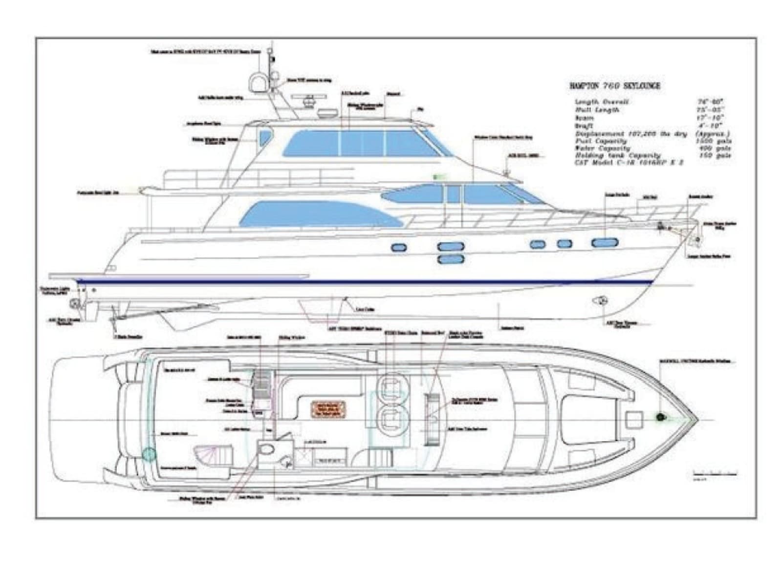 Upper Deck Plan