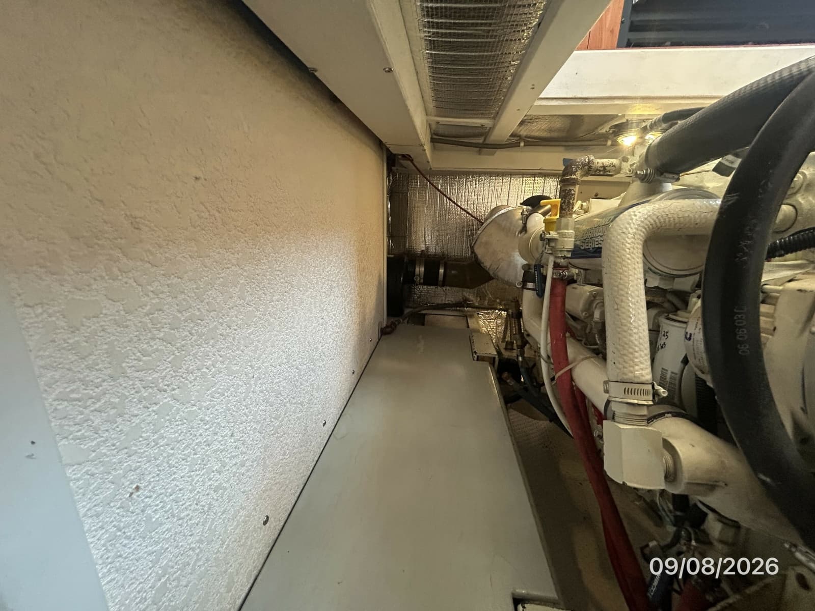 36' Monk engine room starboard aft