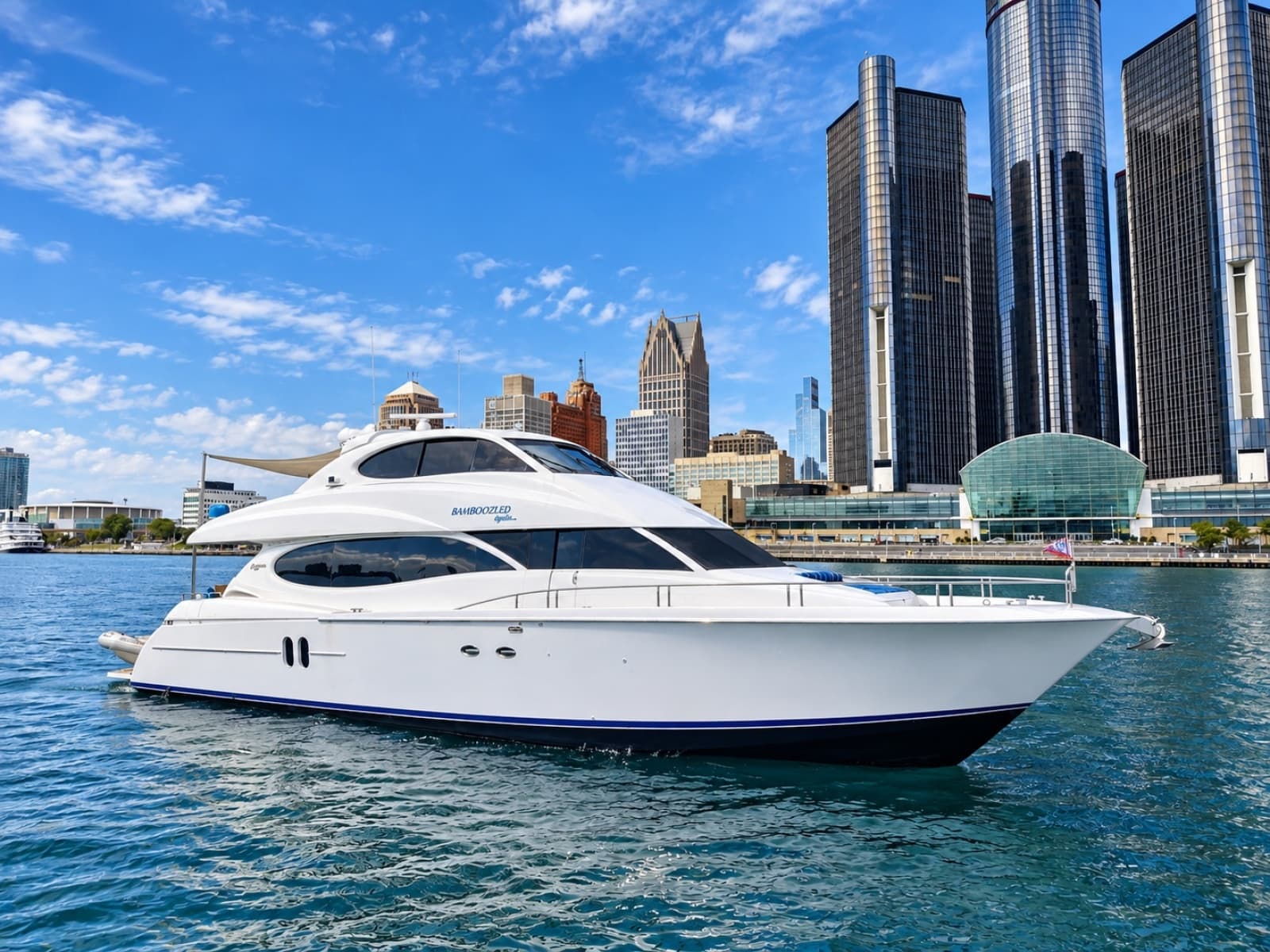 2002 Lazzara Yachts 80 Skylounge