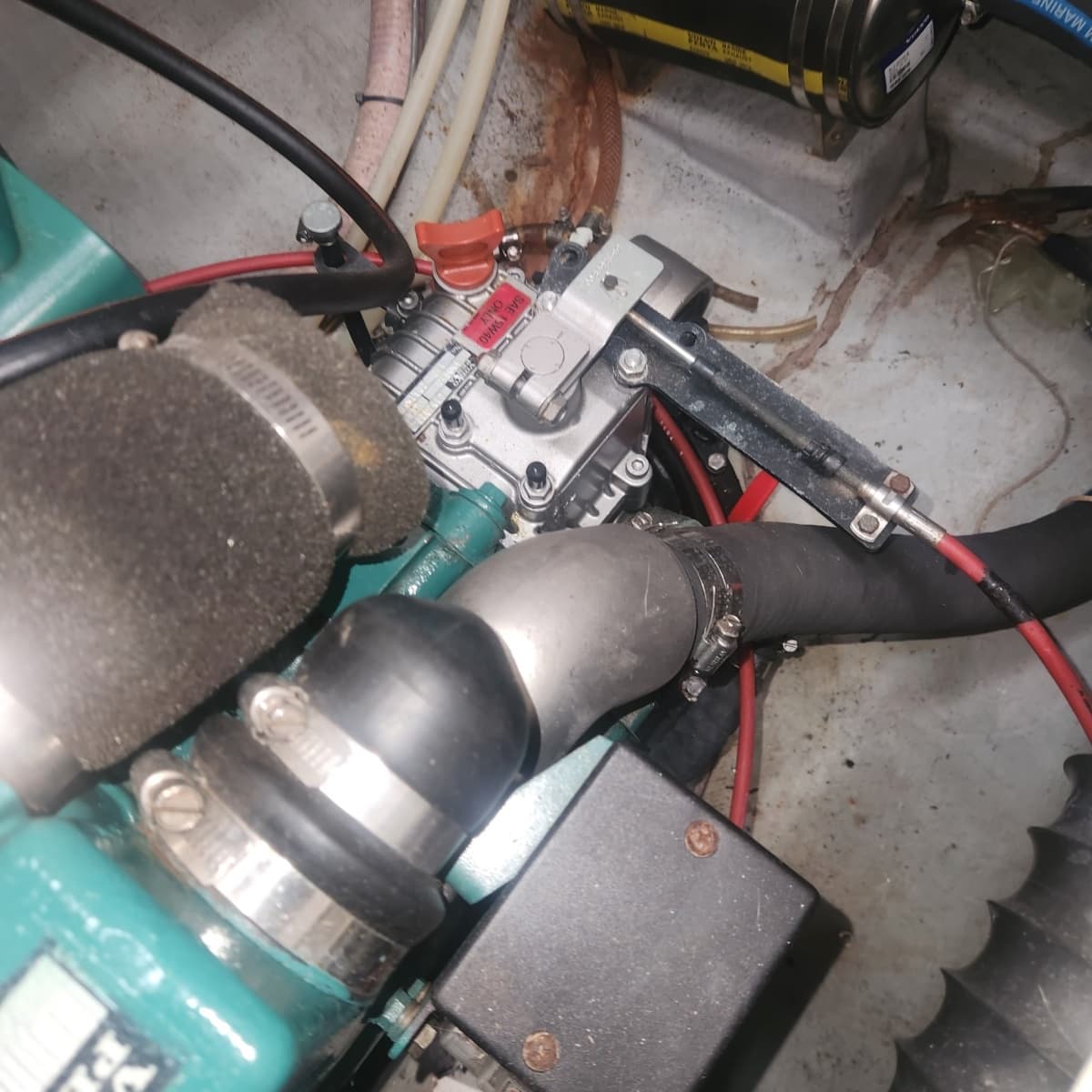 44 Transmission Exhaust Elbow Starboard