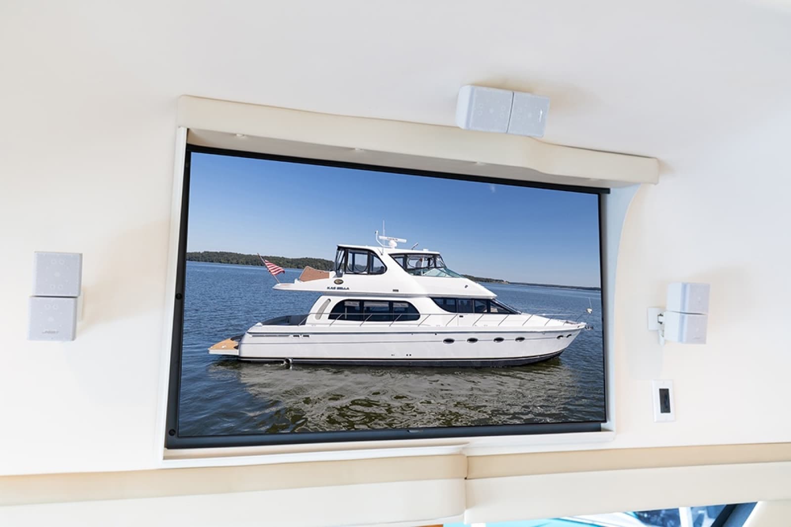 TV at the pilothouse