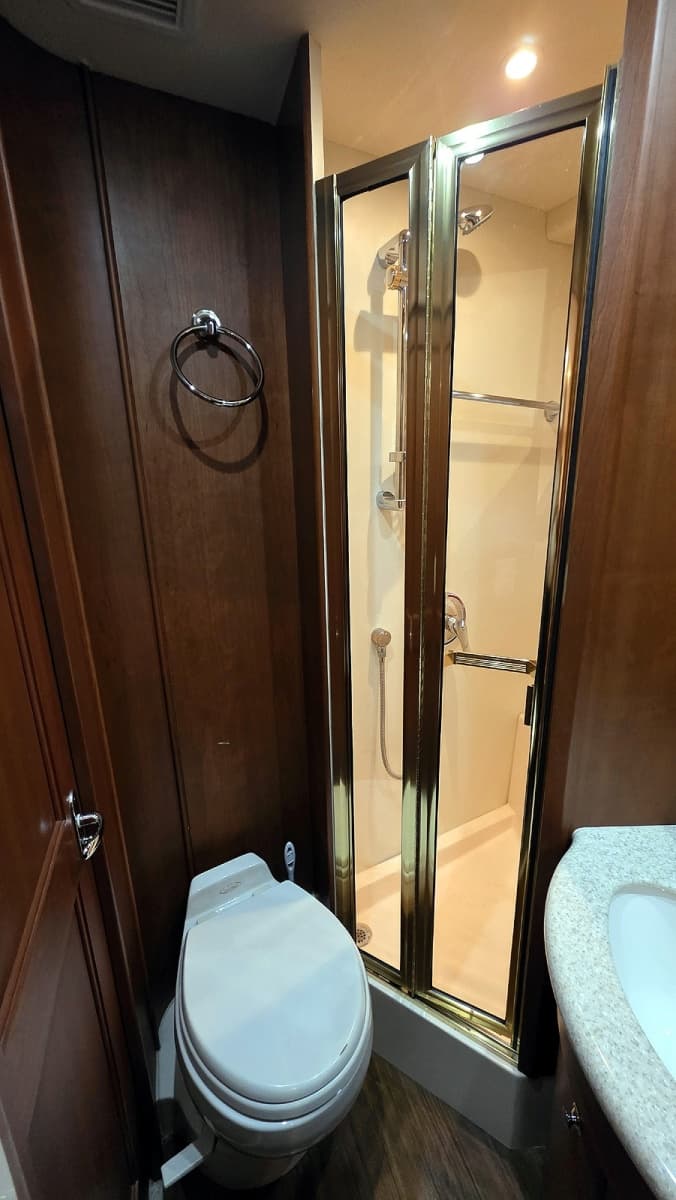Guest Head Shower and Toilet