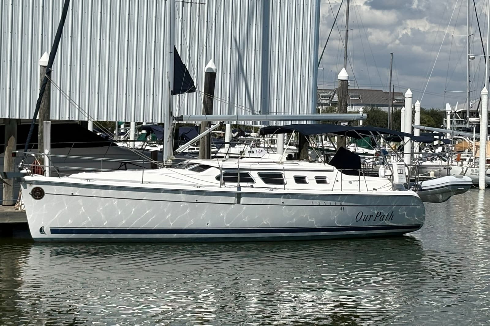 2007 Hunter 41 Deck Salon