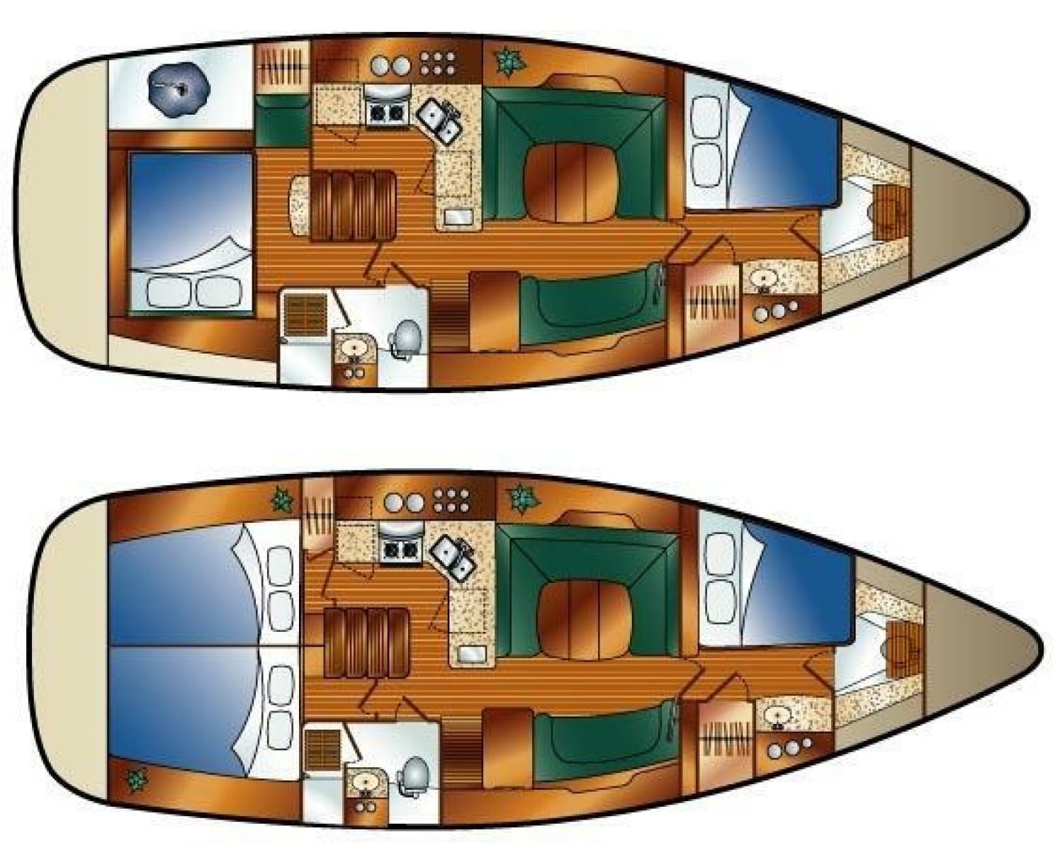 2007 Hunter 41 Deck Salon