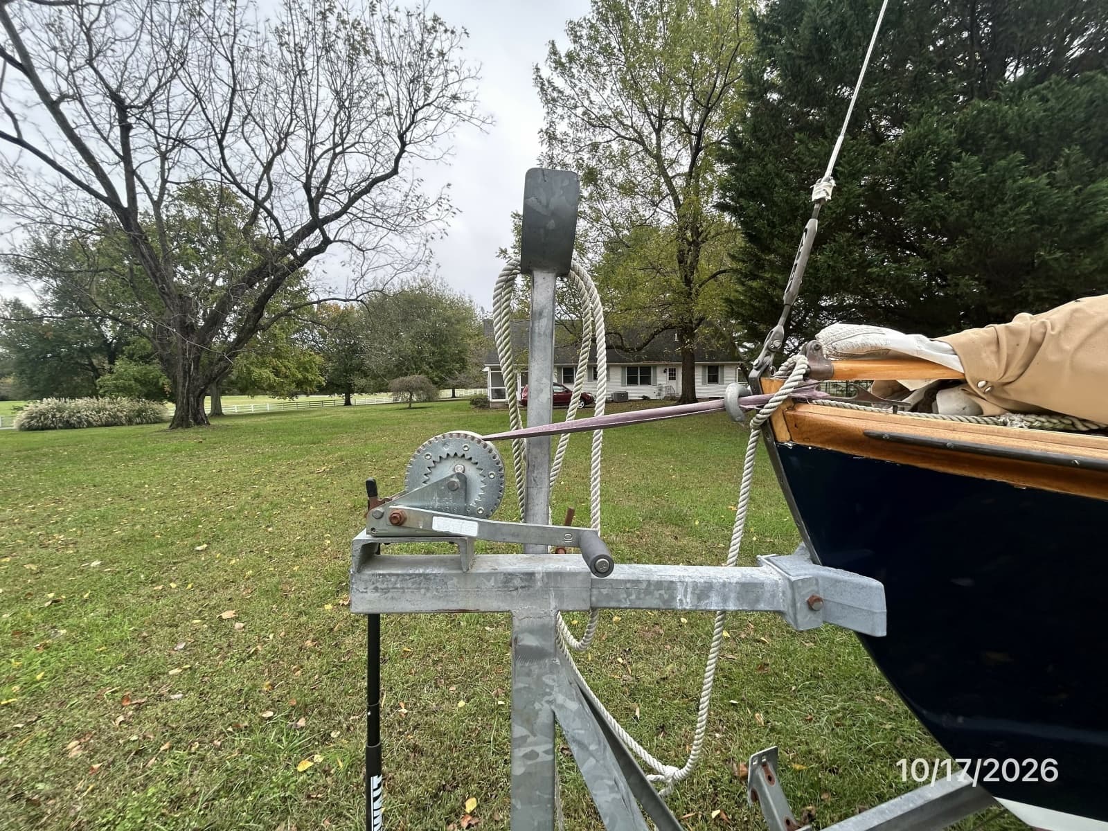 Haven 12.5 custom trailer winch
