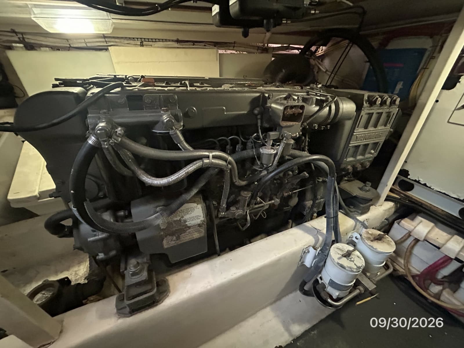 42' Sabre starboard main engine