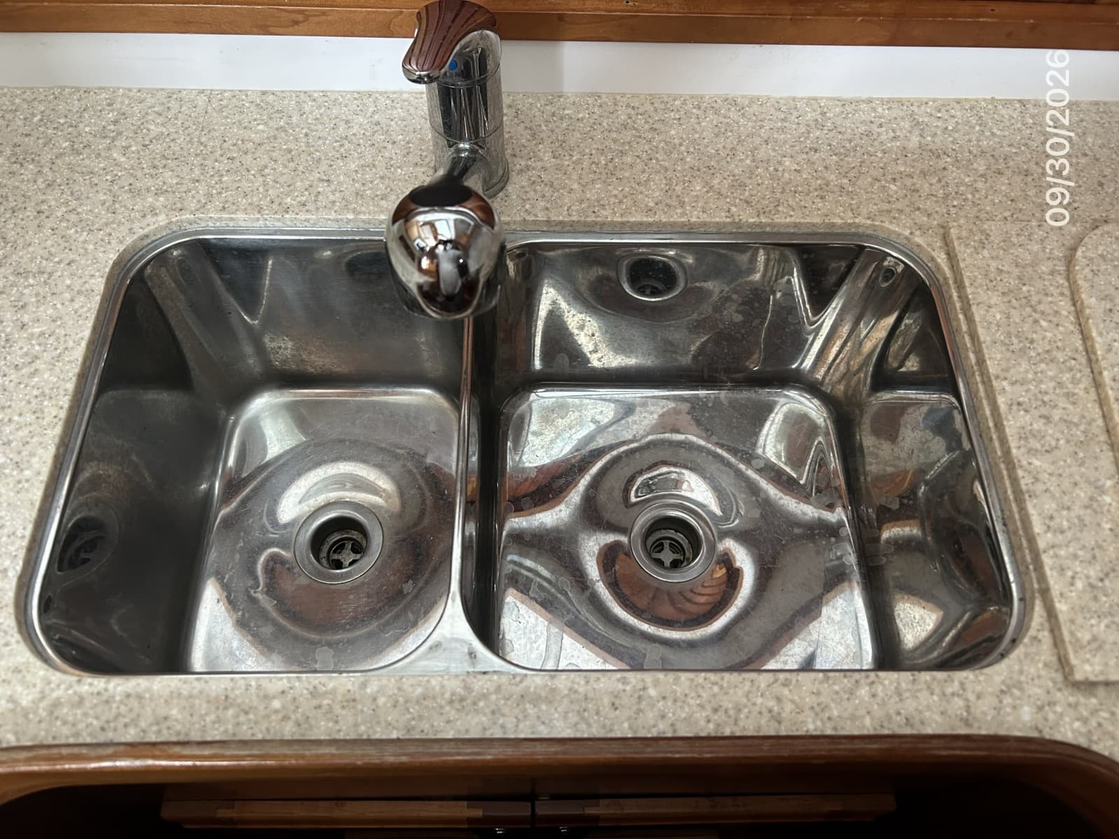 42' Sabre galley sinks