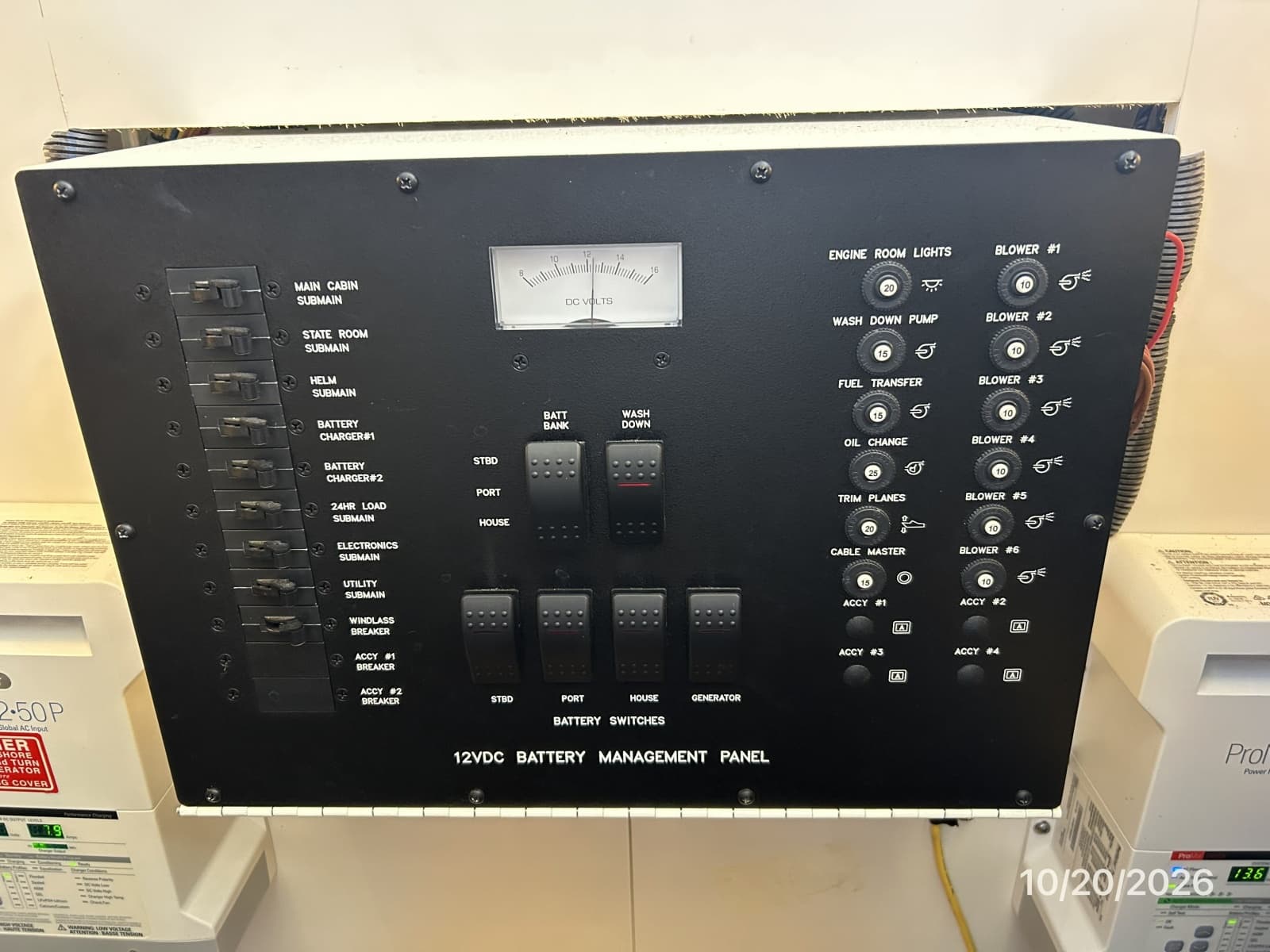 Meridian 441 electrical panel3