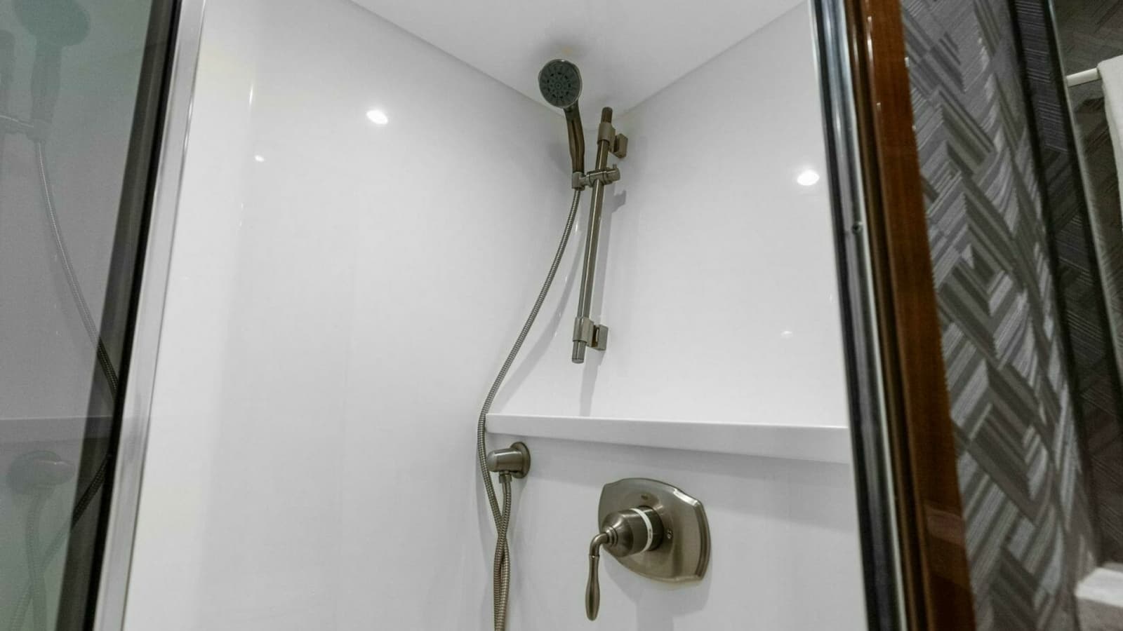 2022 Viking 68 Enclosed Bridge- PIPE DREAM- Forward Stateroom Head