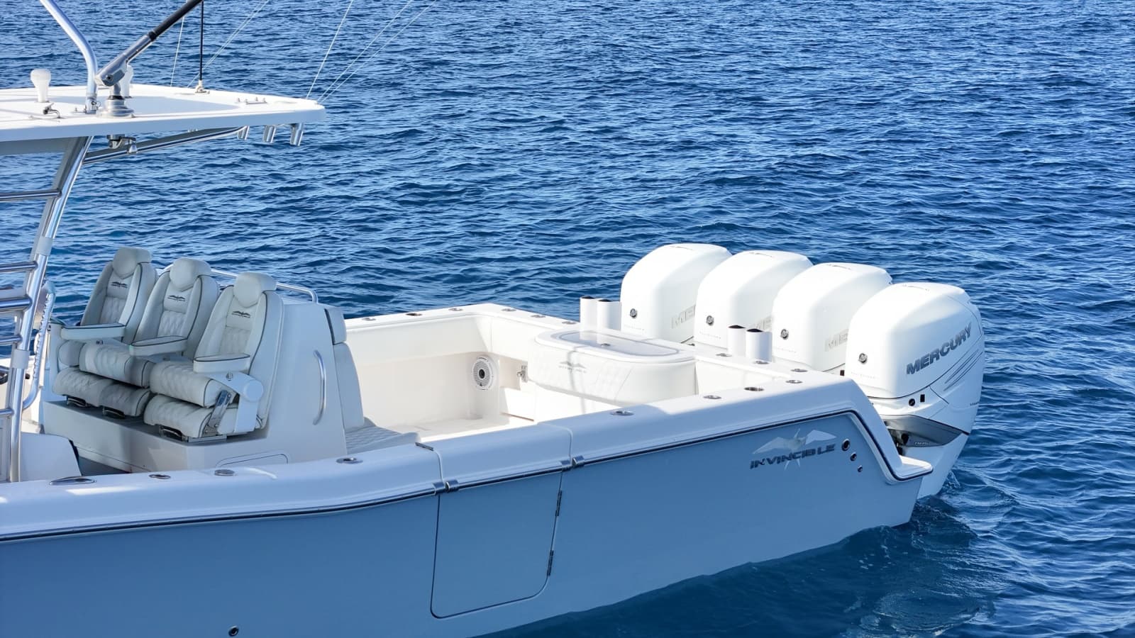 Stern View with Triple Engines