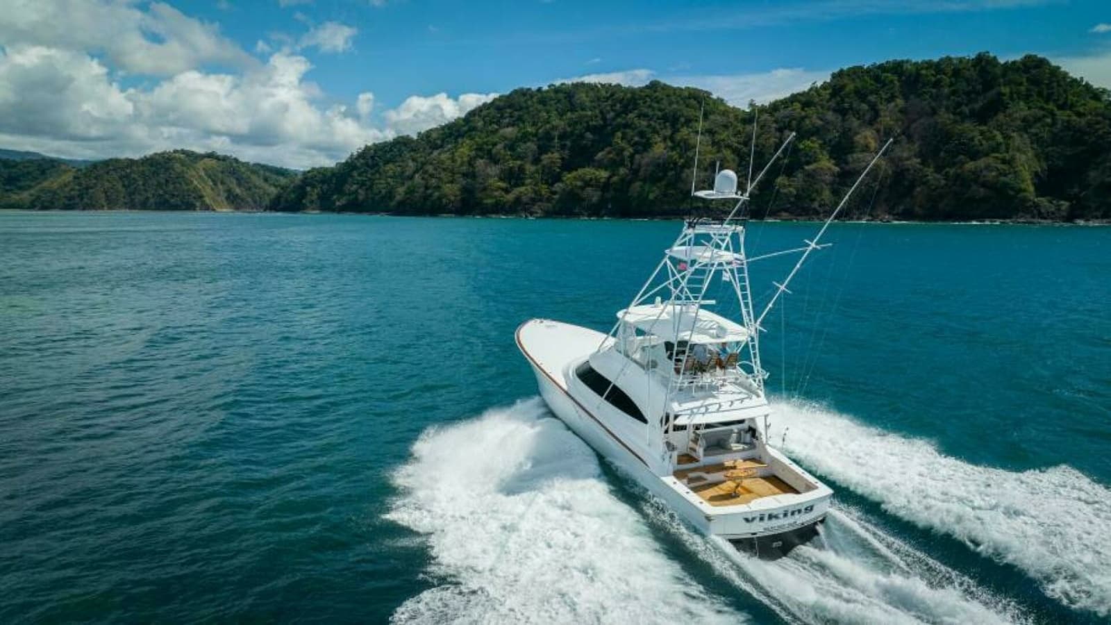 Aerial View of Aft Deck in Motion