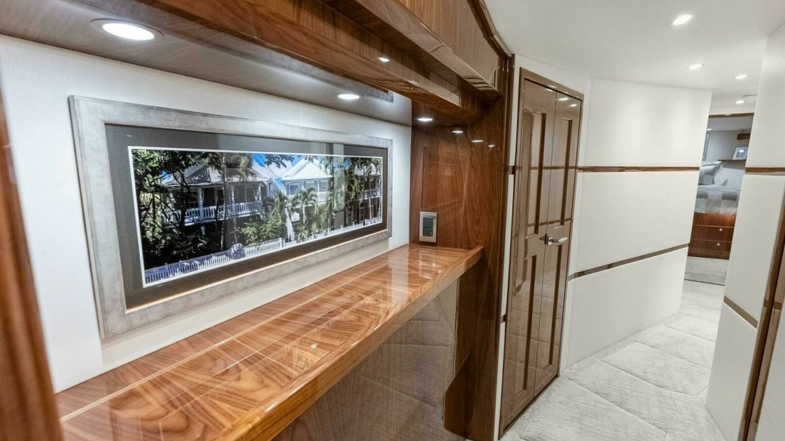 2022 Viking 68 Enclosed Bridge- PIPE DREAM- Companionway