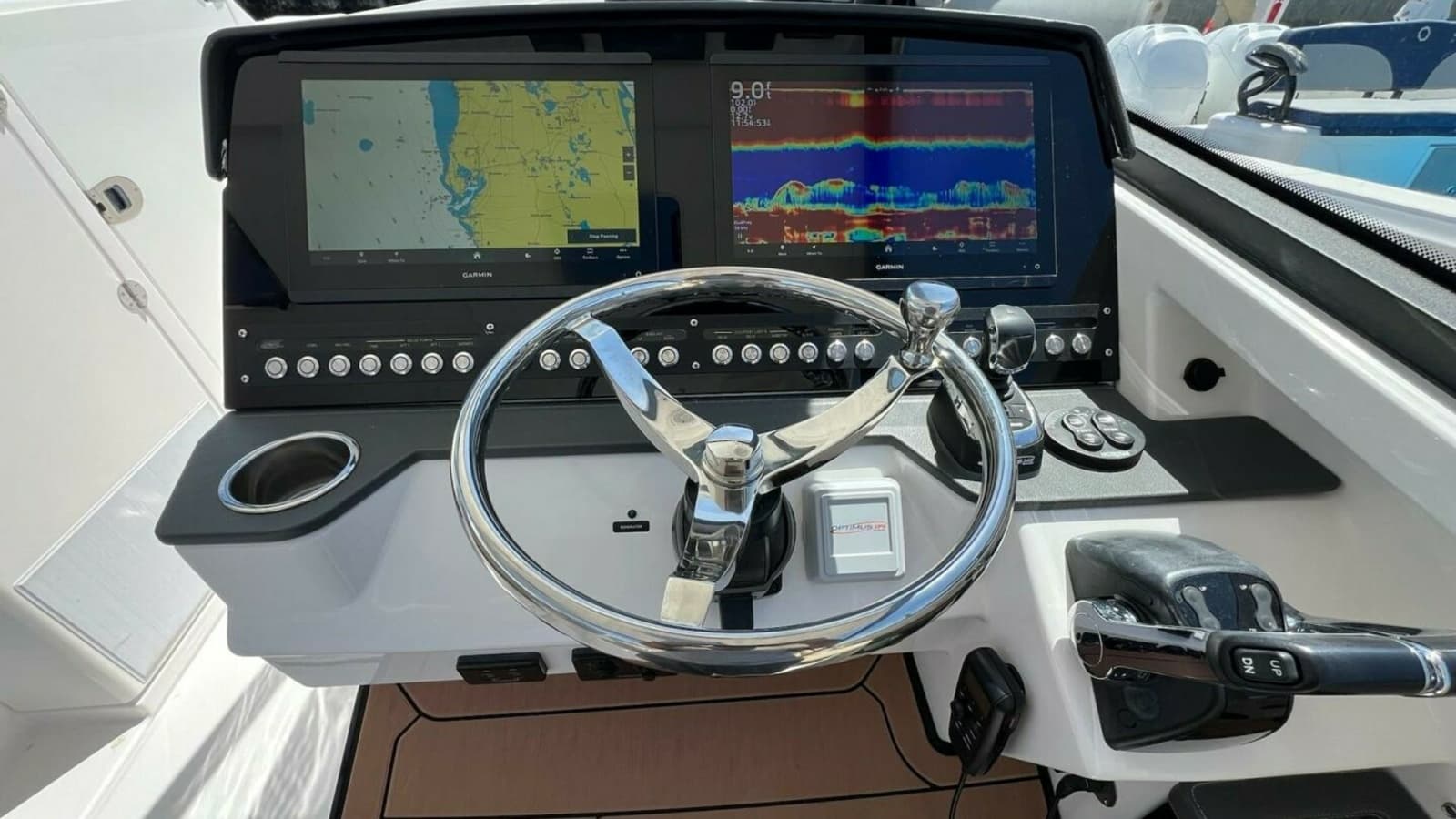 2019 Everglades 340 Dual Console- Helm