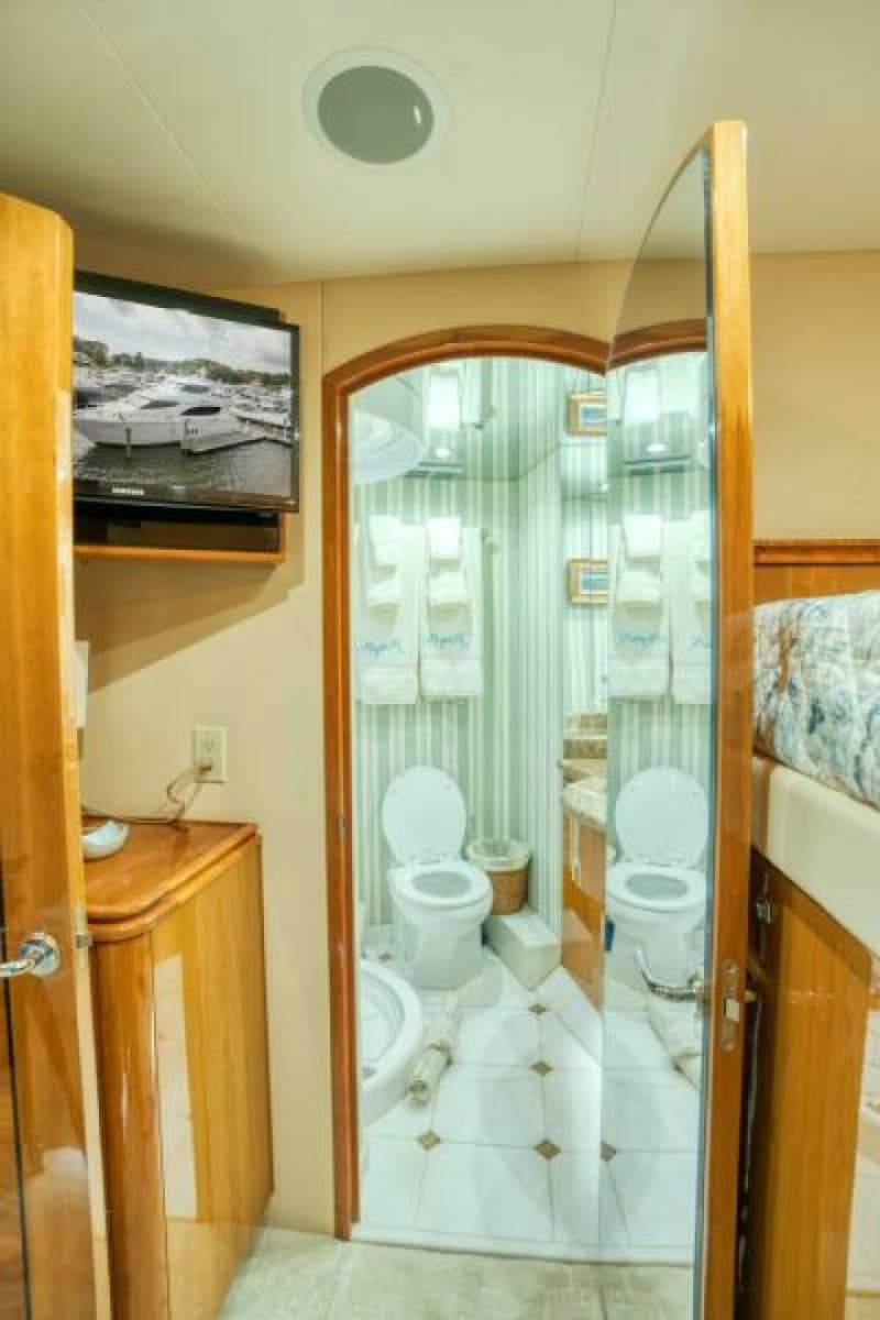 2007 Hatteras 80 Enclosed Bridge