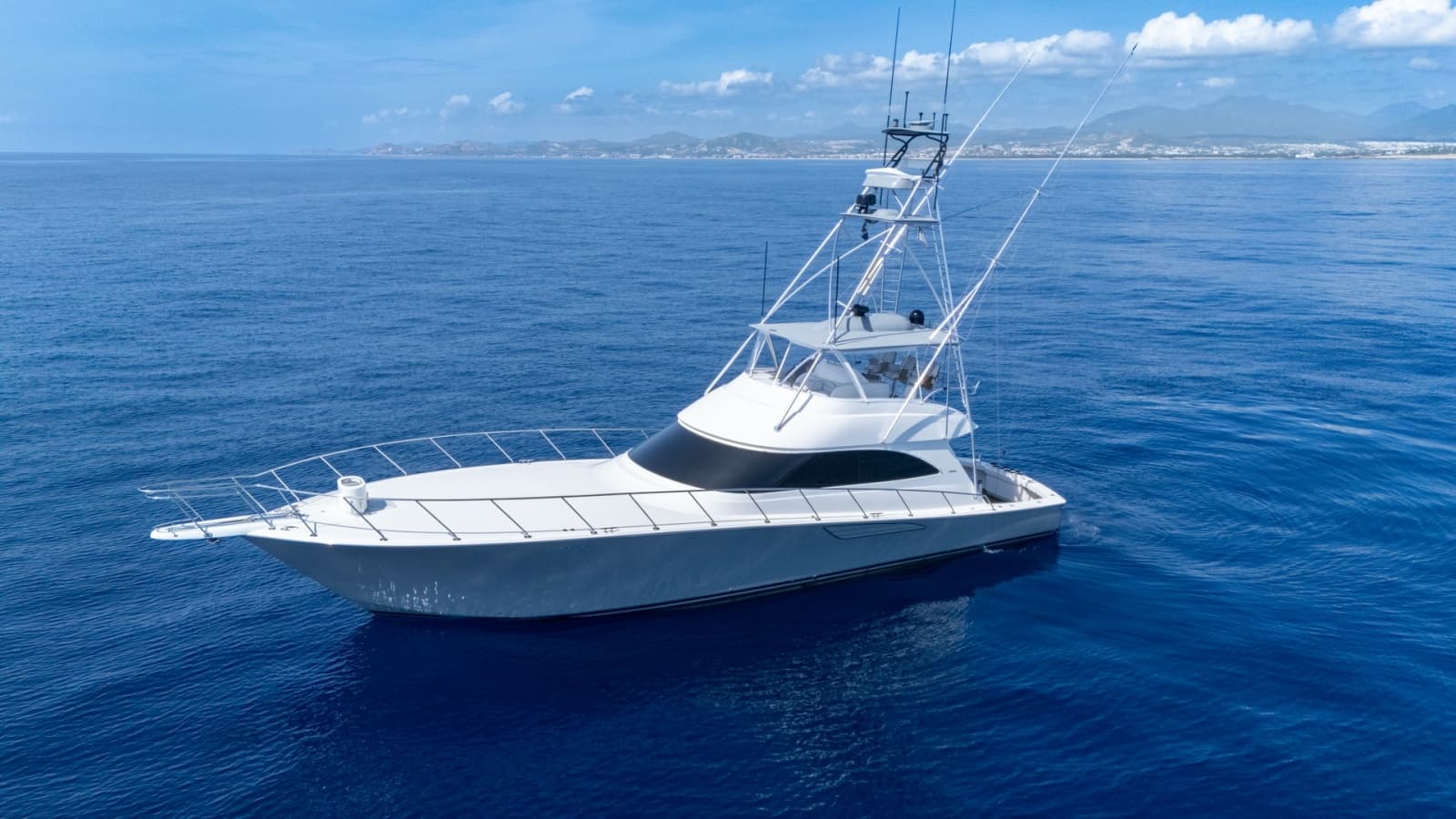 Profile View of Viking 66 Convertible