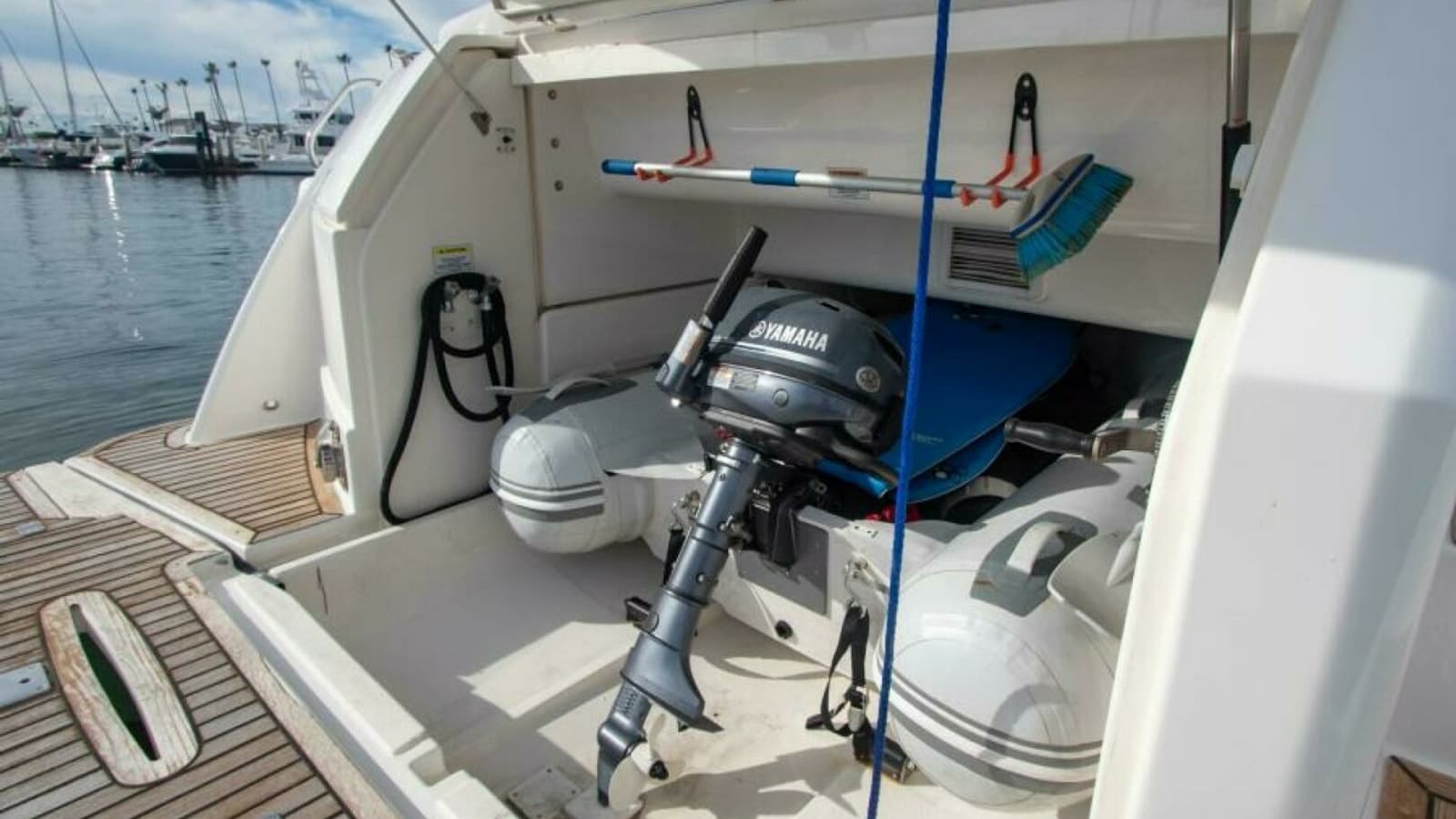 2012 Riviera 50 Sport Yacht "Contessa" - Spacious Tender Garage Storage