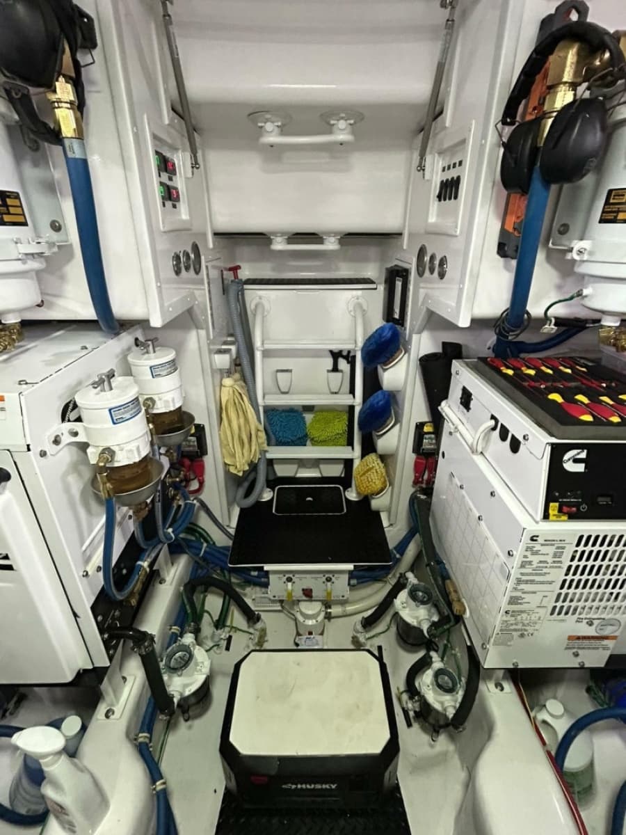 Viking 54 - REVELRY - Engine Room