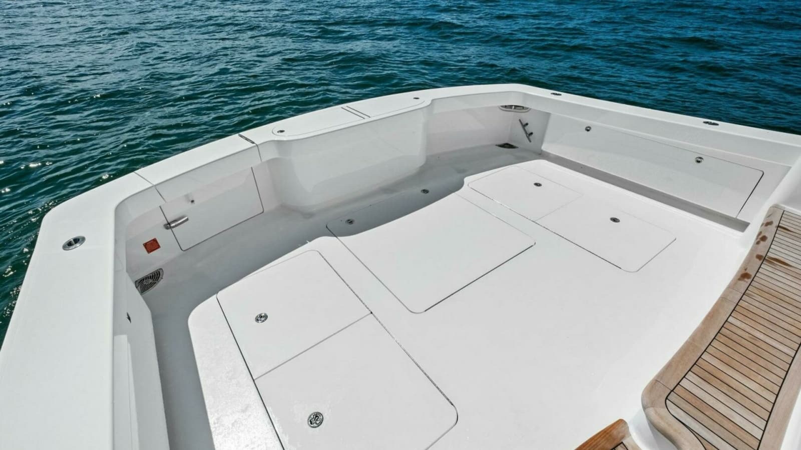 Spacious Aft Deck with Storage