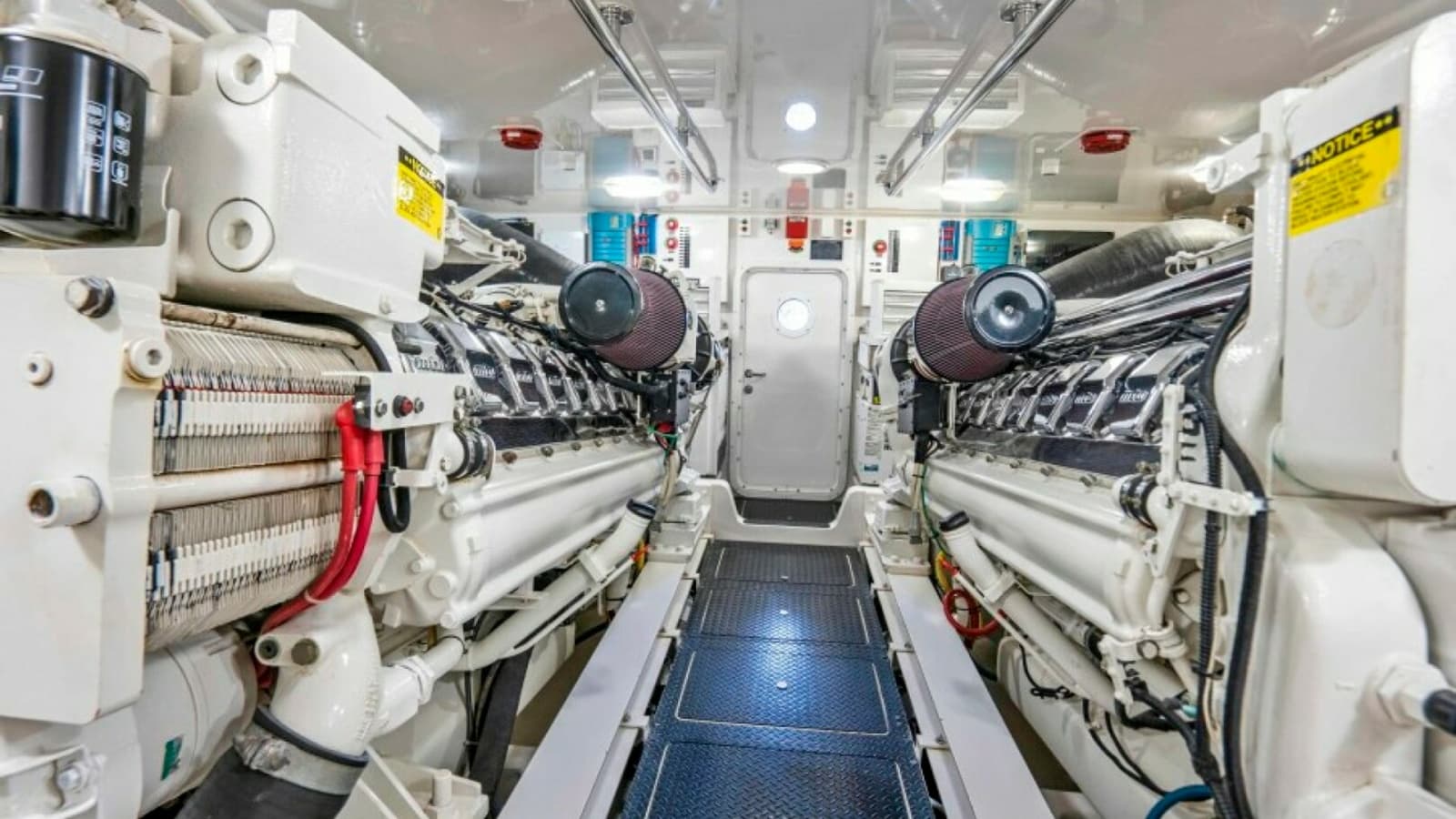Engine Room with Dual Engines