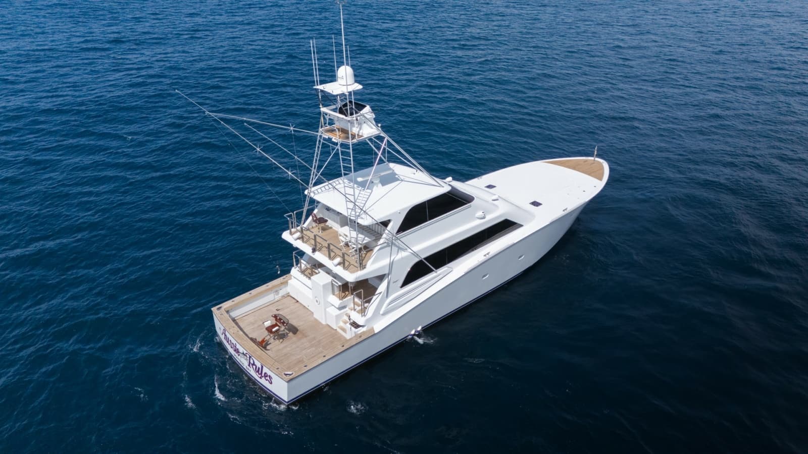 Aerial View of Enclosed Bridge Sportfish