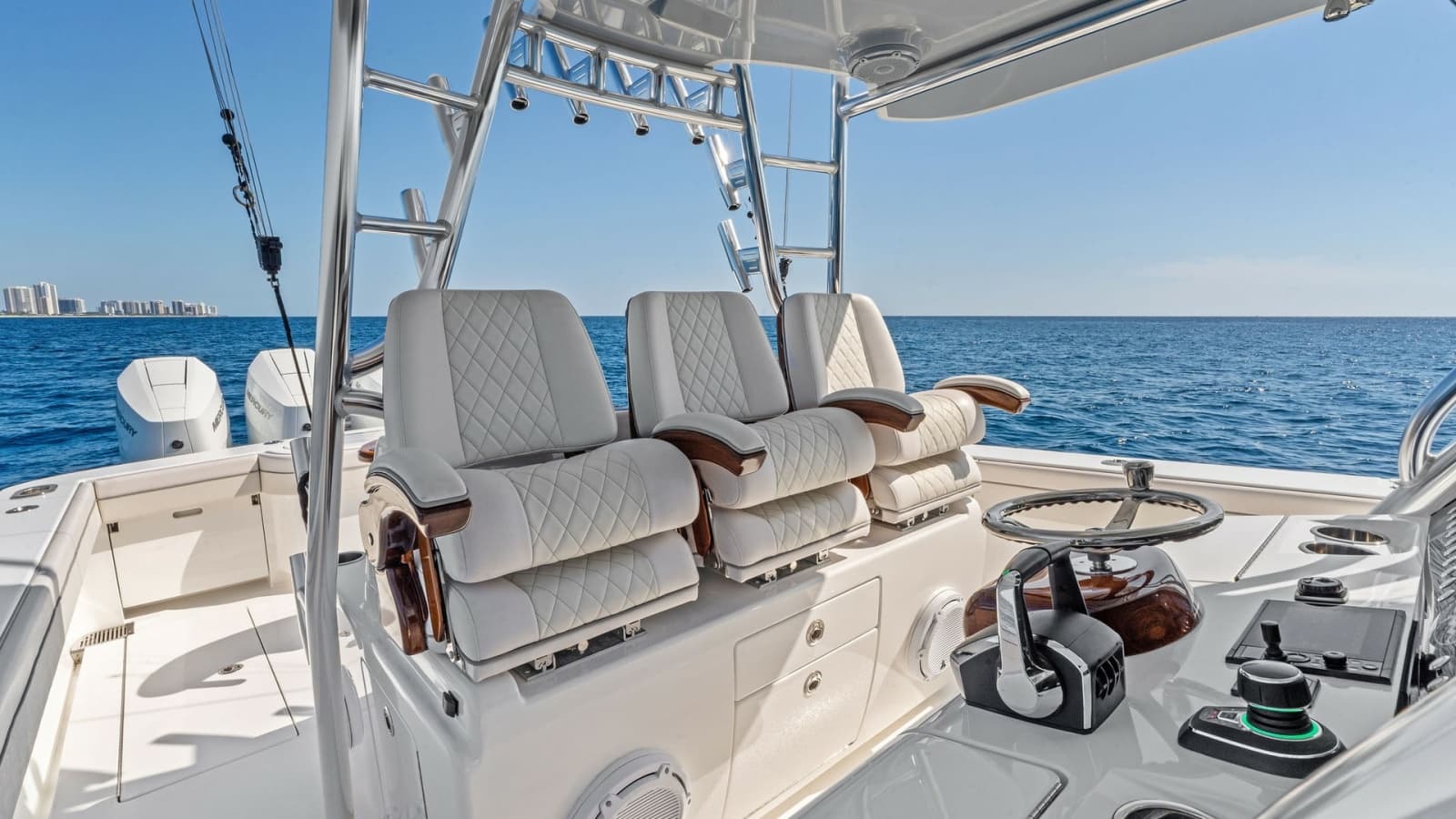 Helm Station with Triple Seating