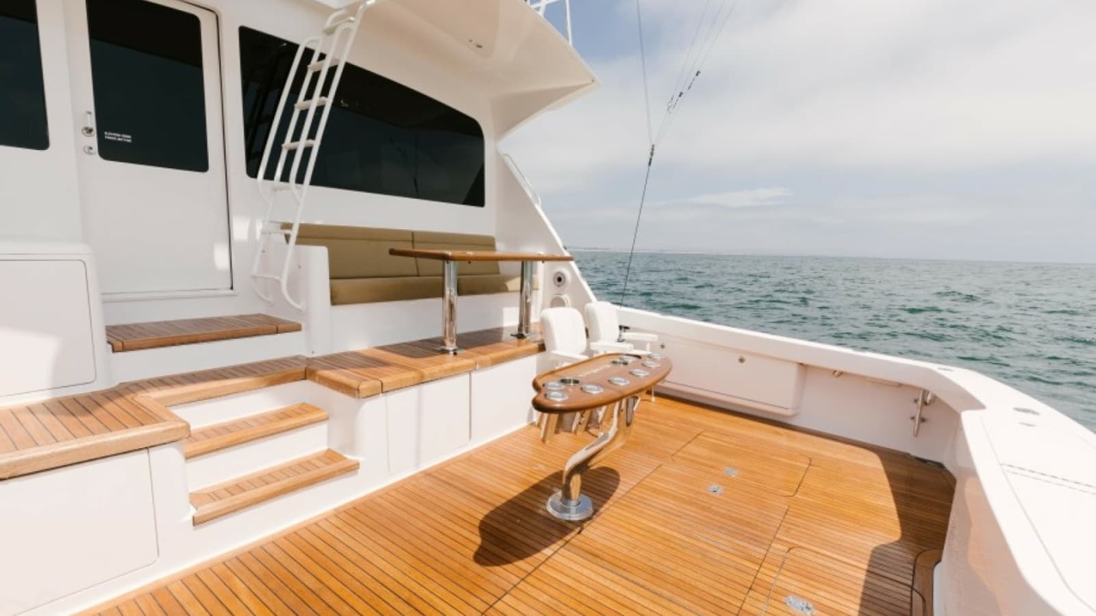 2006 Viking 74 Enclosed Bridge "KickBack" - Spacious Teak Cockpit with Rocket Launcher