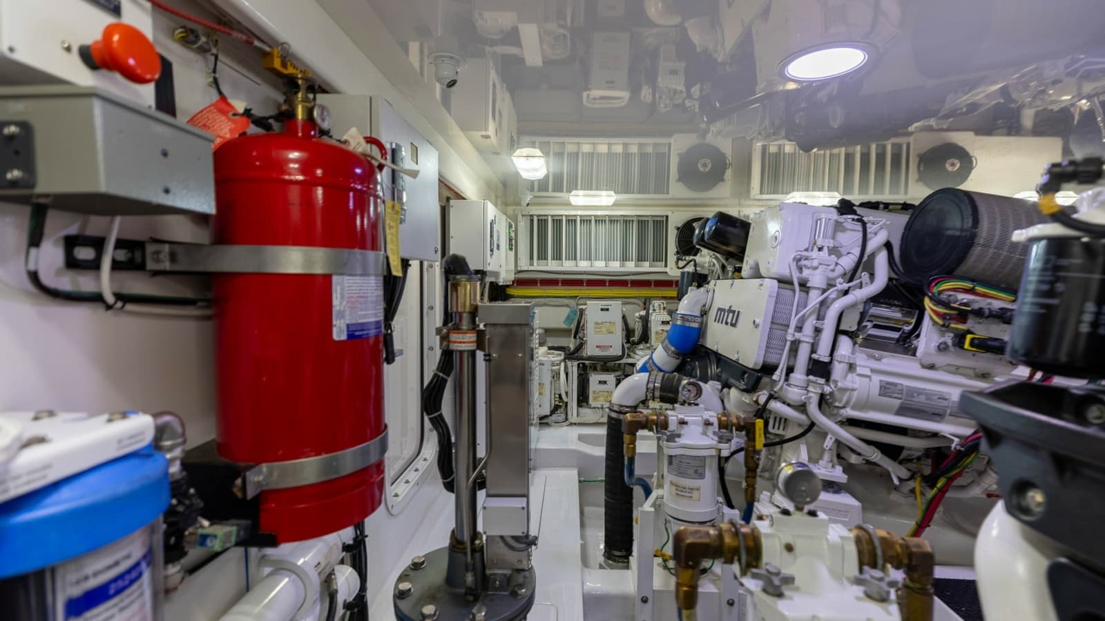 Engine Room with MTU Engines