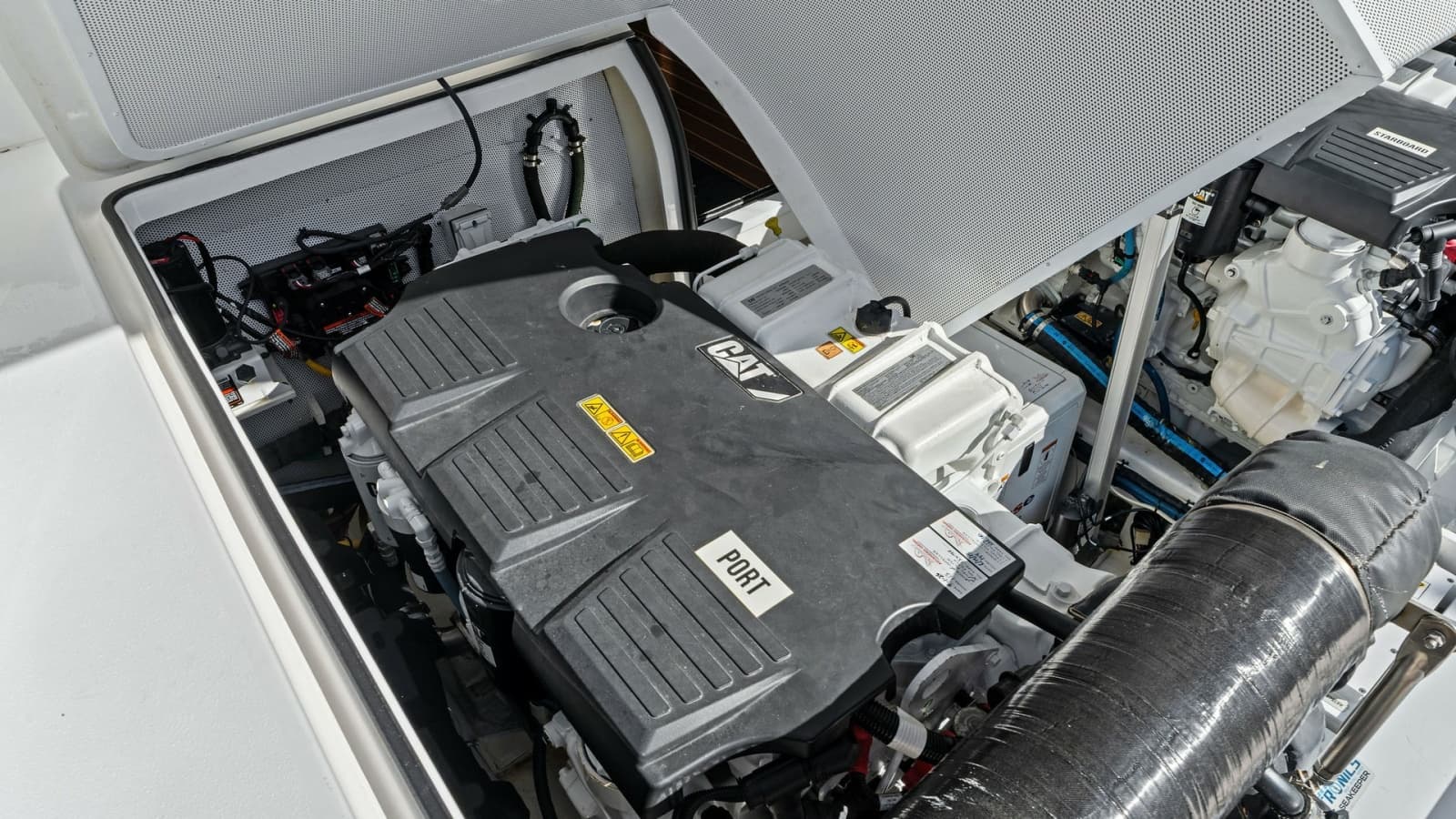 Engine Room with CAT Engines