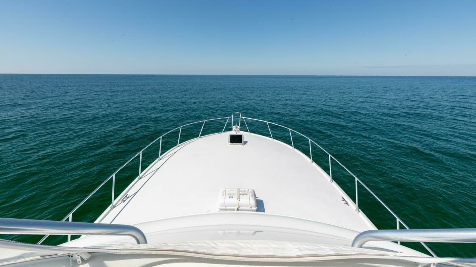 1998 Miller Marine 60' Convertible CAT'N'AROUND-Bow