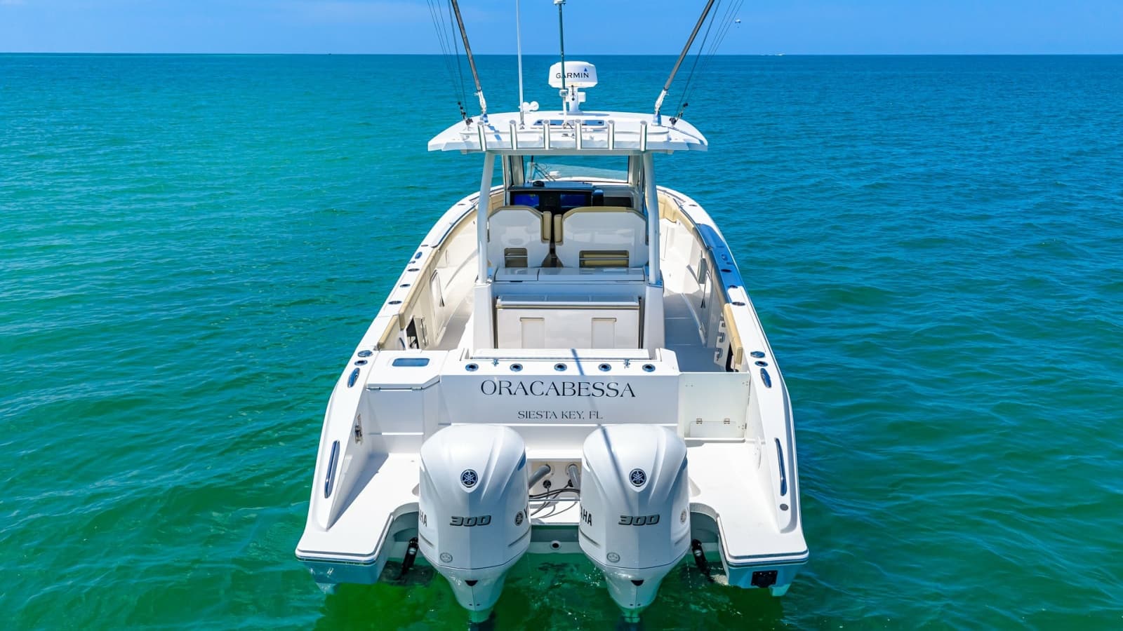 Aft Deck with Twin Engines