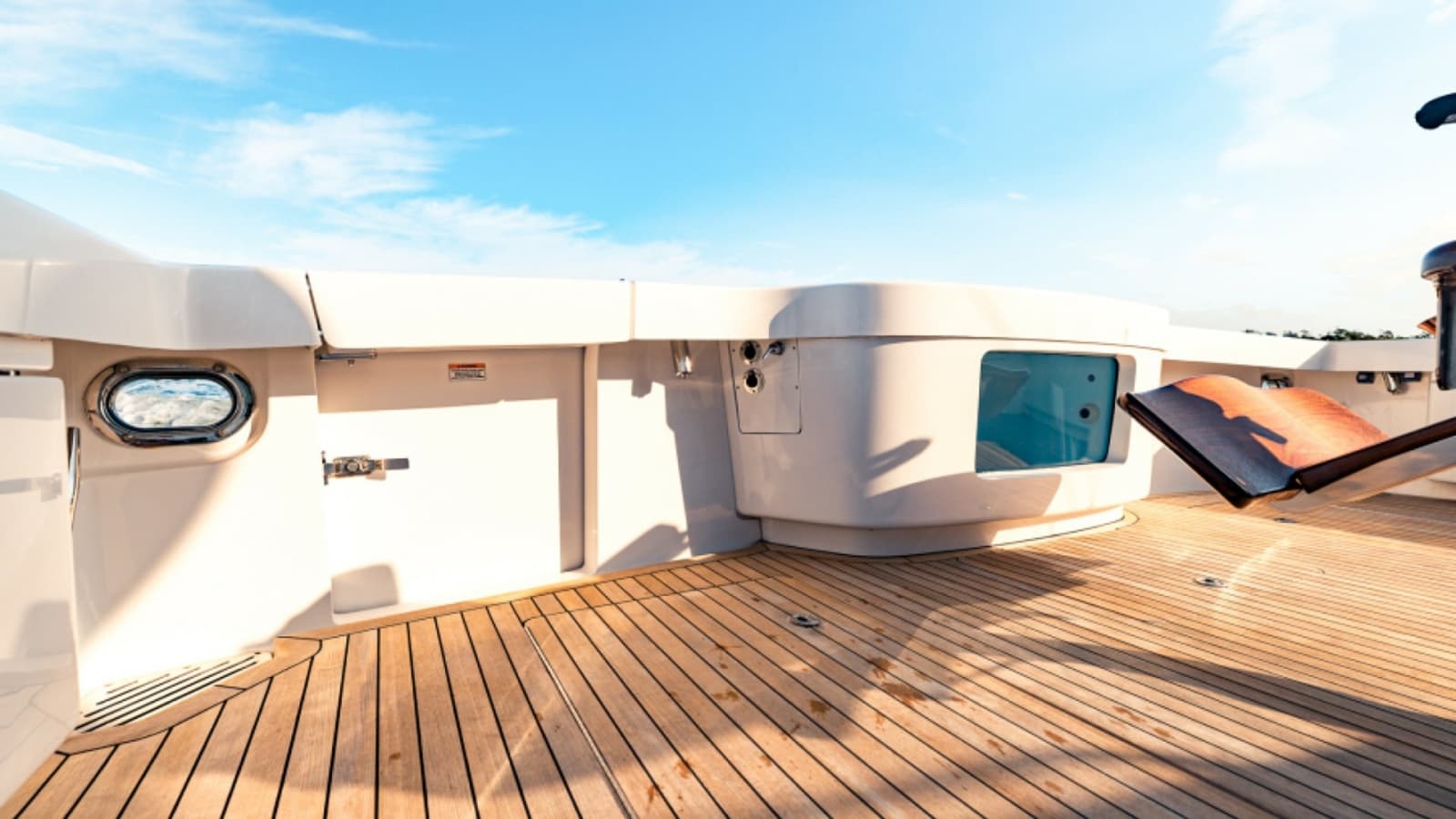 2020 Bertram 61 Convertible "SINE METU" - Teak Aft Deck