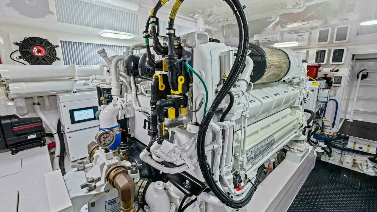 Engine Room with Modern Machinery