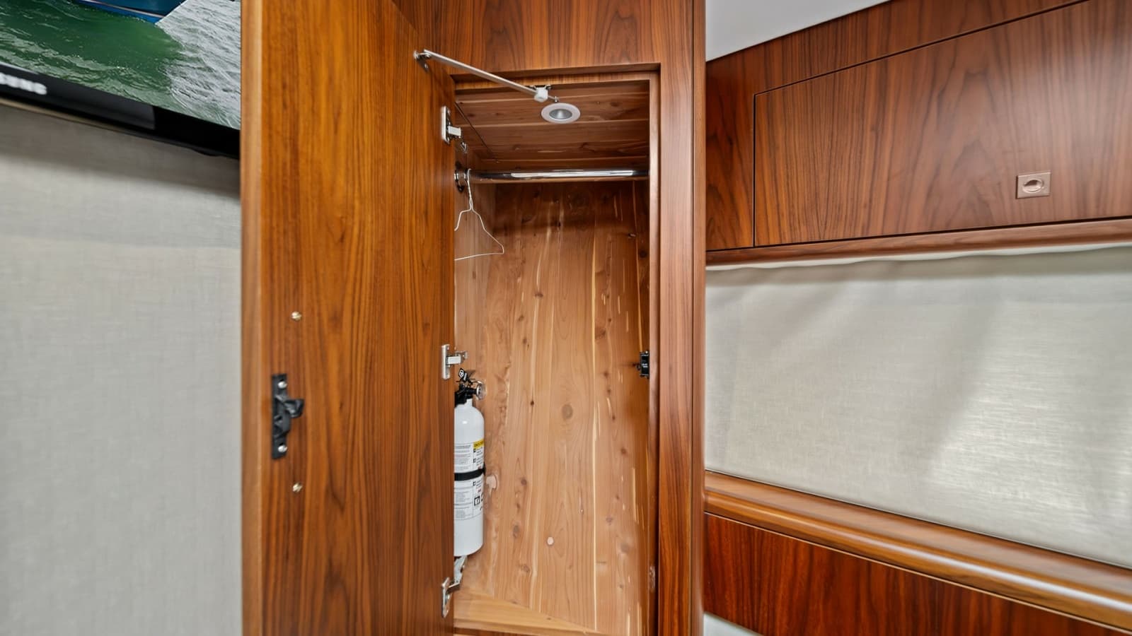 Interior Cedar-Lined Closet Space