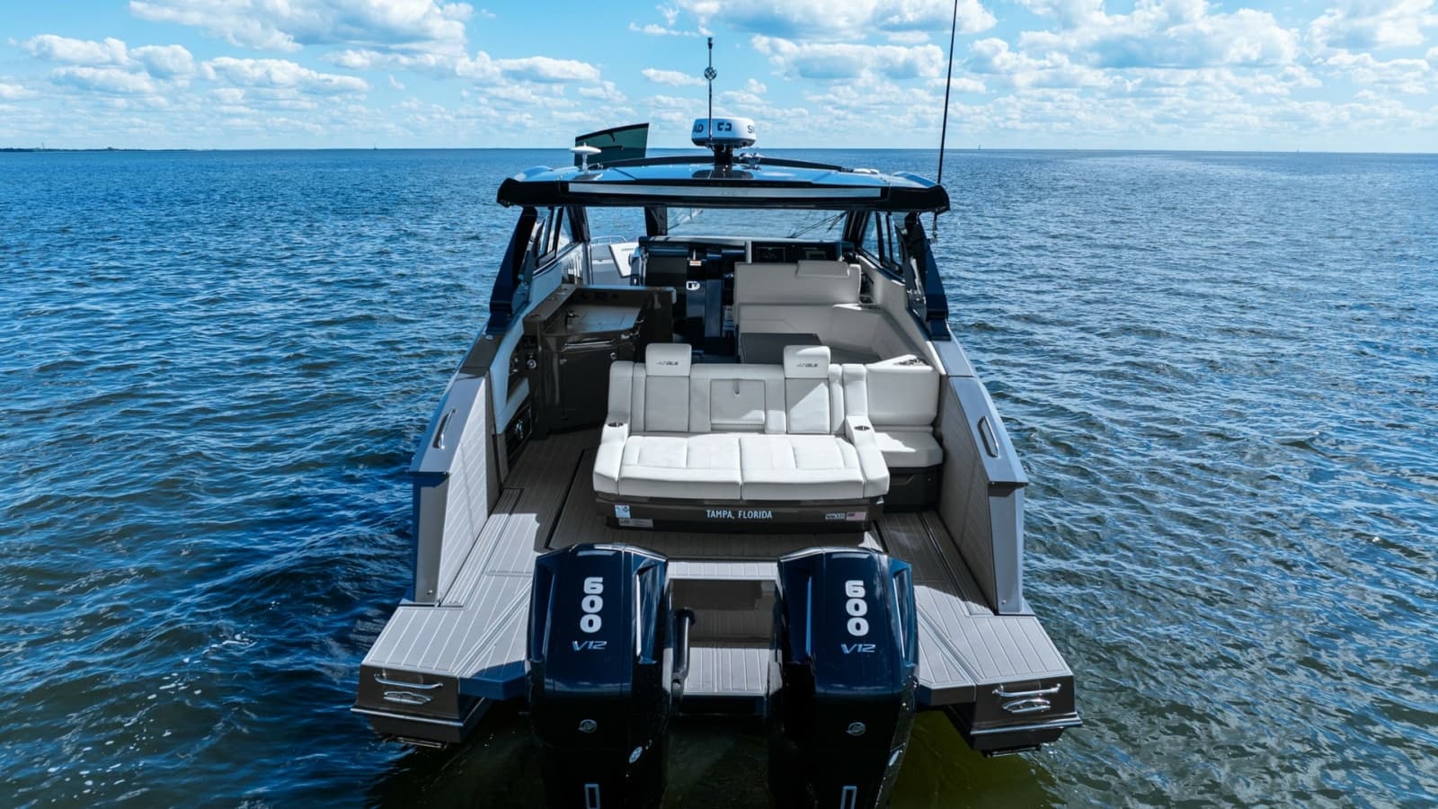 Stern View with Twin Engines