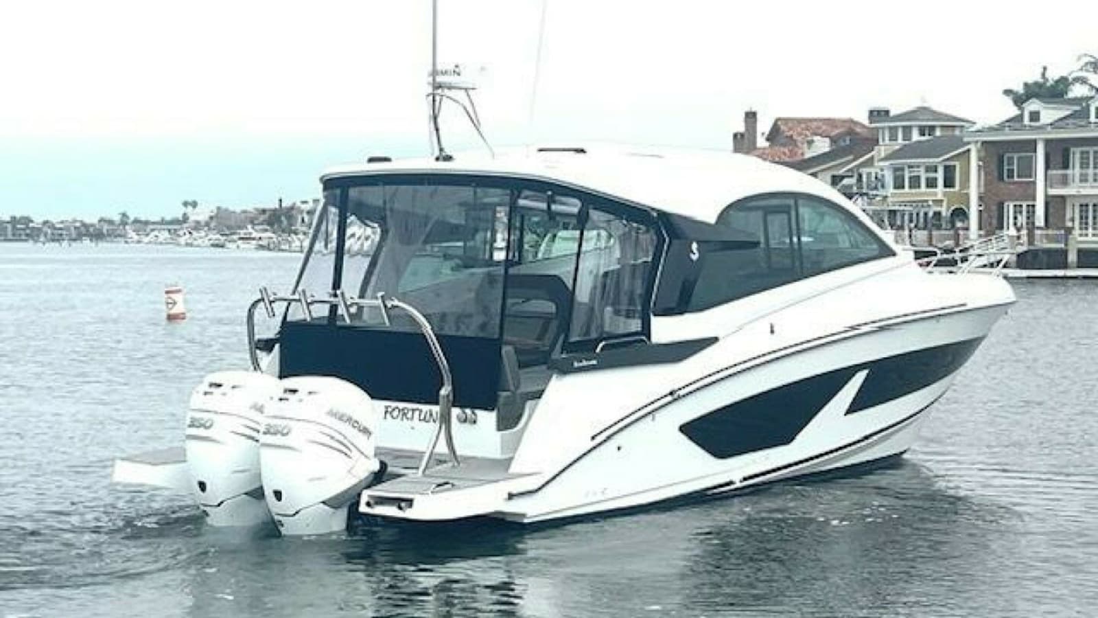 2022 Beneteau 32 Gran Turismo "FORTUNA" - Aft View with Dual Outboards