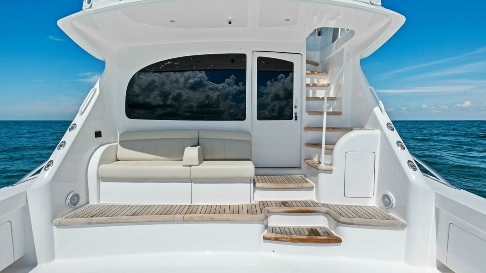 Aft Deck with Teak Accents