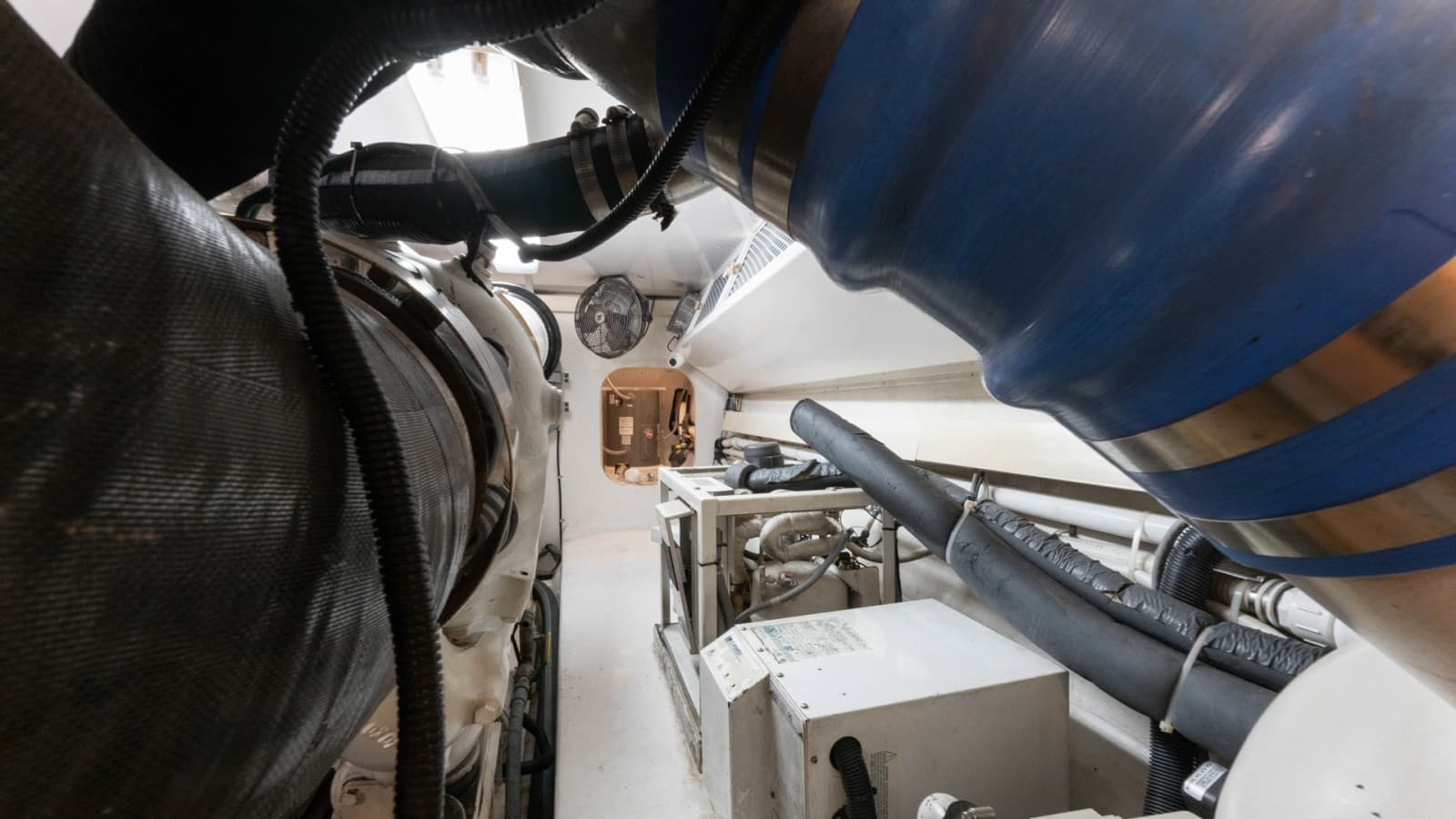 Engine Room with Machinery View