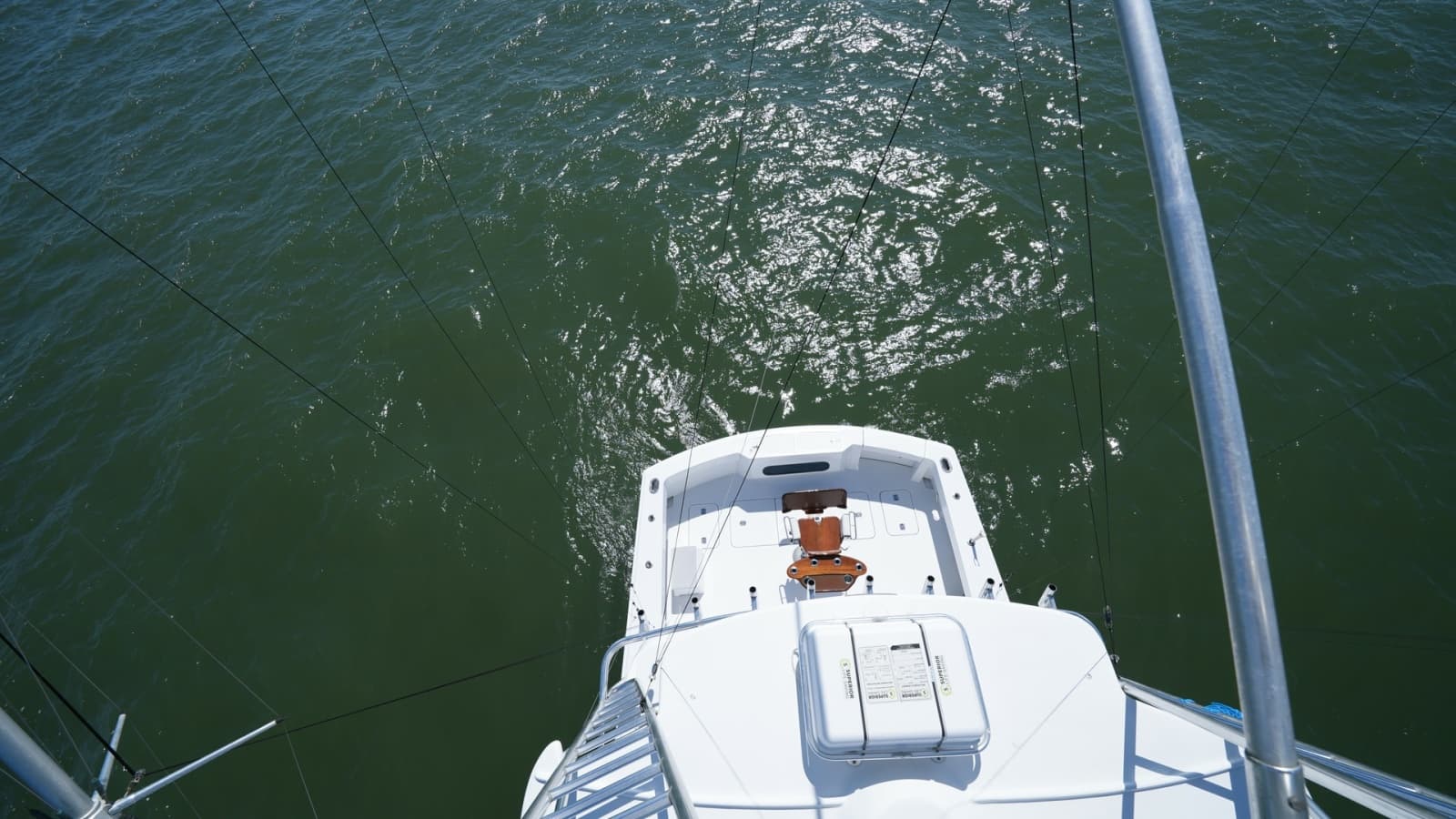 Flybridge View Over Cockpit