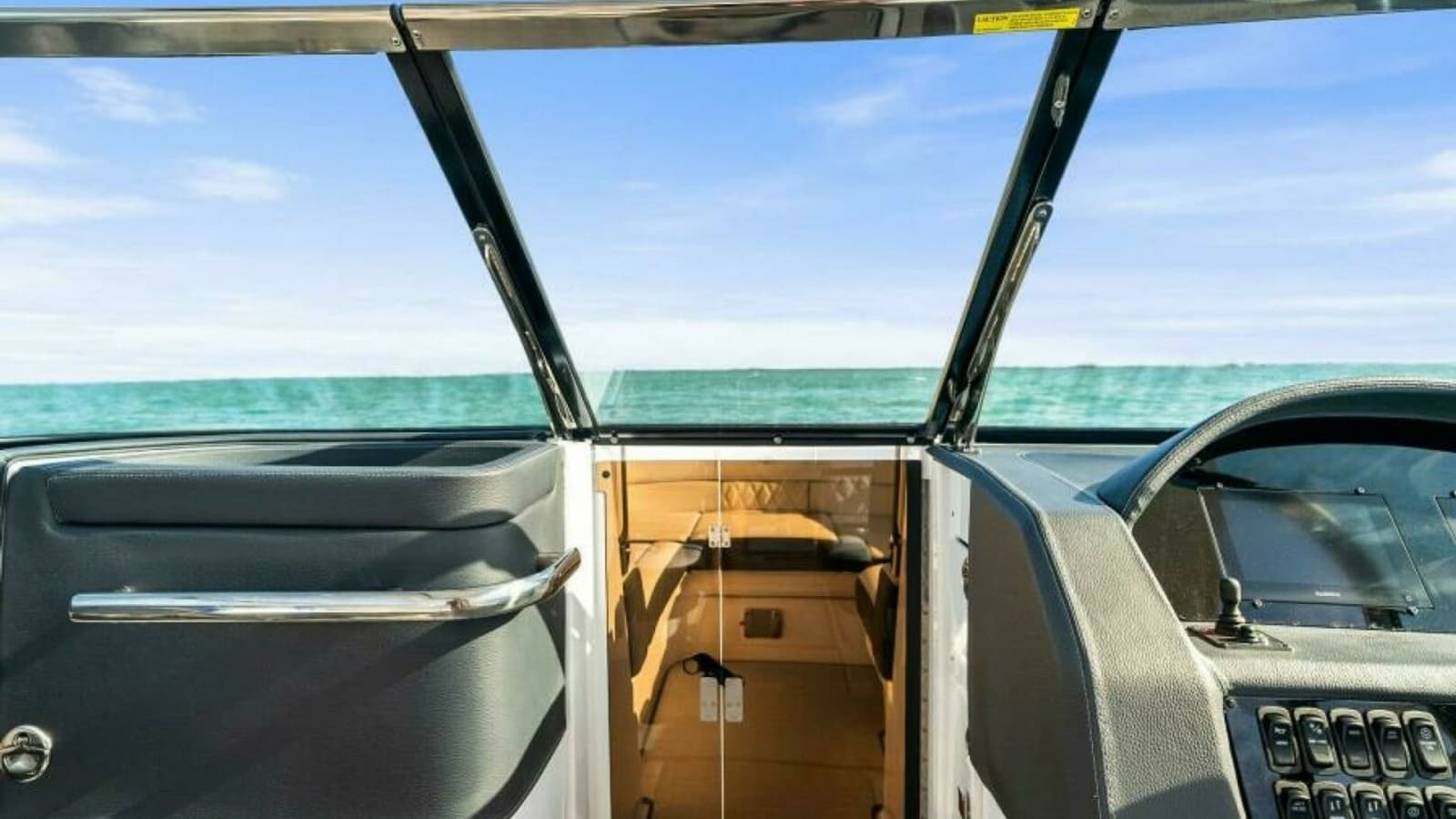 Helm and Cabin Access View