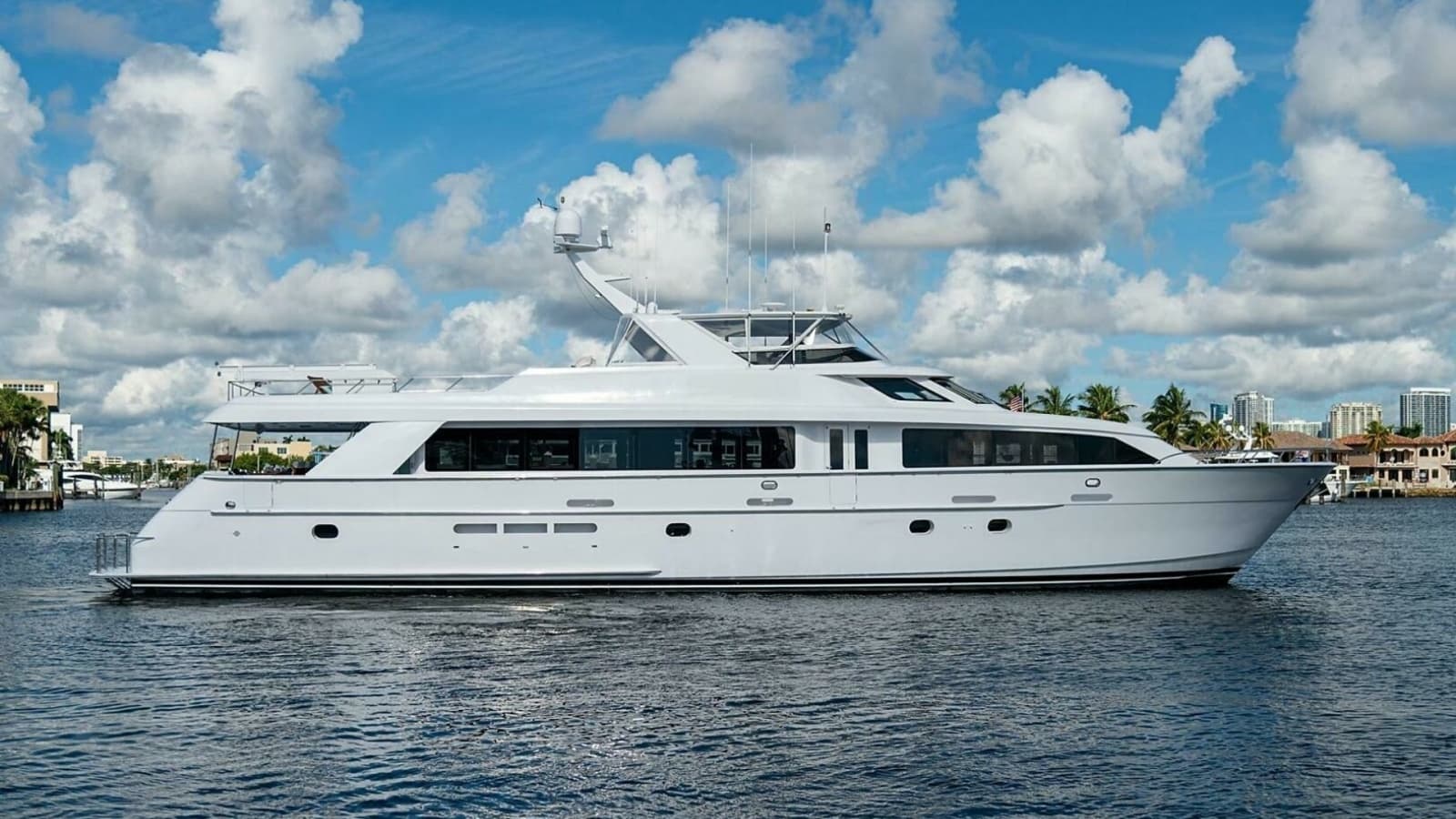 Starboard Profile View of Yacht