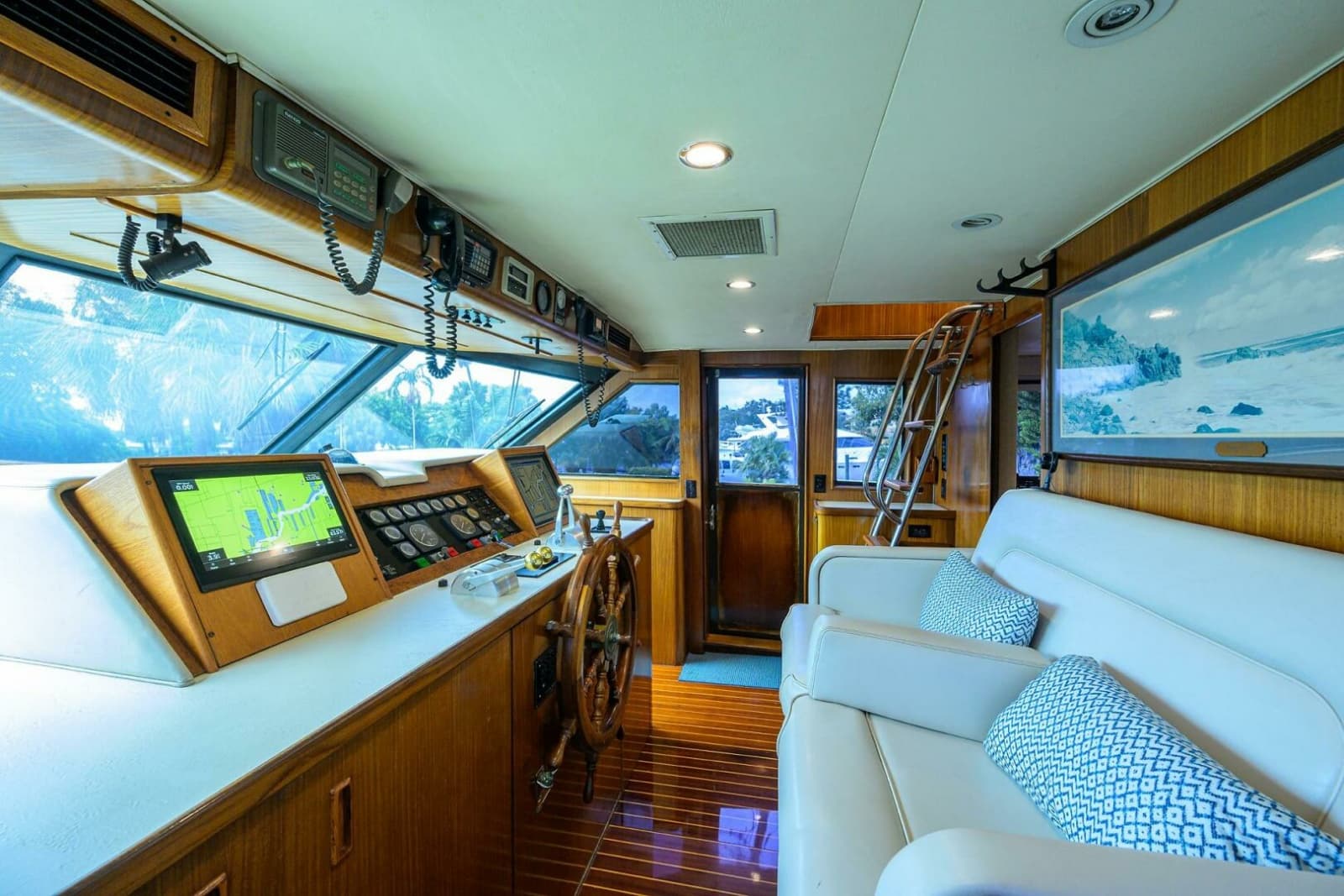 1991 Hatteras 78 Cockpit Motor Yacht